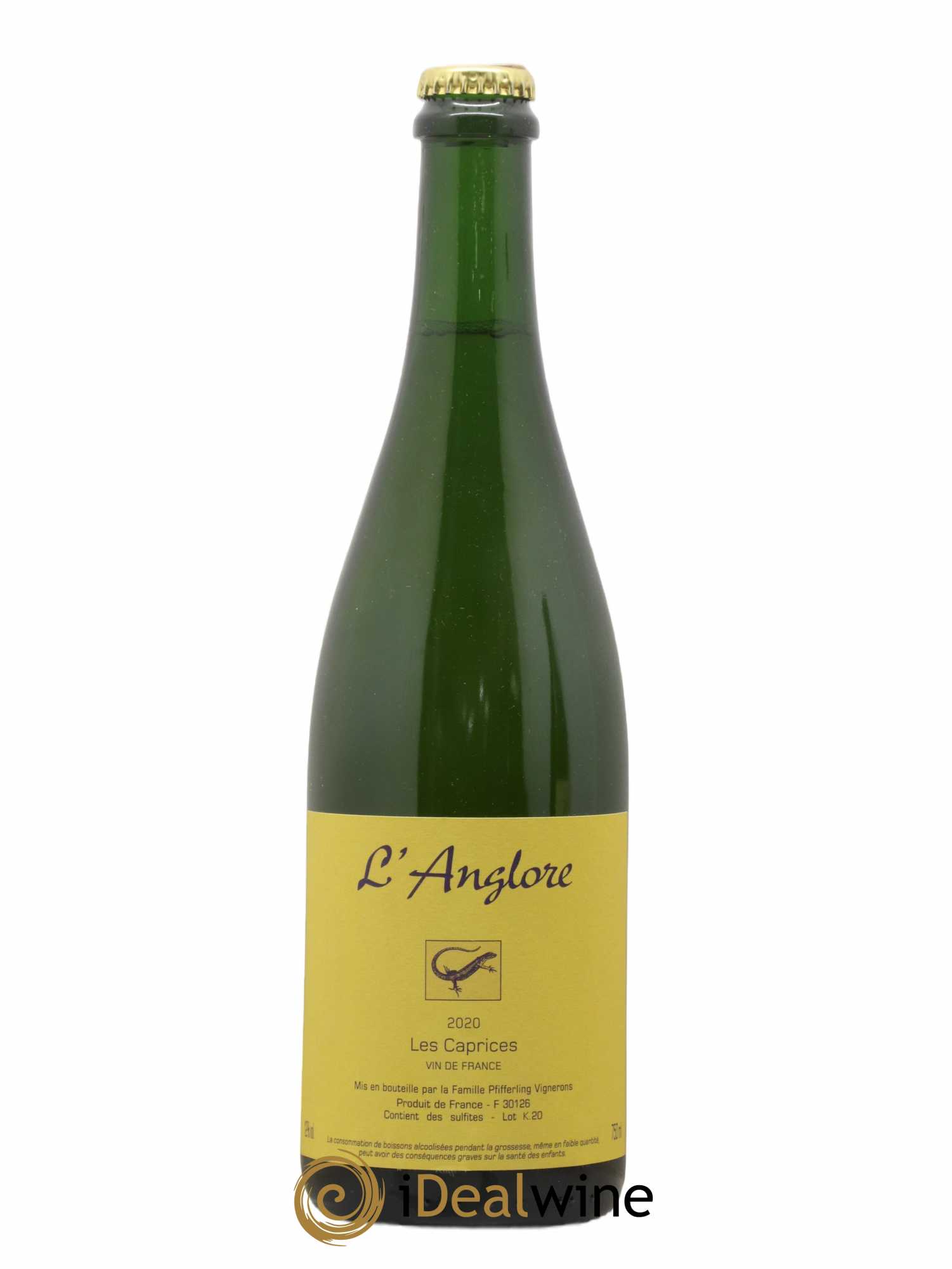 Vin de France Les Caprices L'Anglore 2020 - Lot de 1 bouteille - 0
