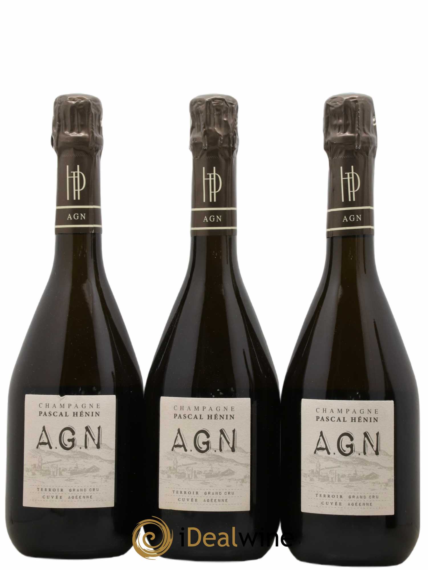Champagne AGN Cuvée Agéenne Pascal Henin - Lot de 3 bouteilles - 0