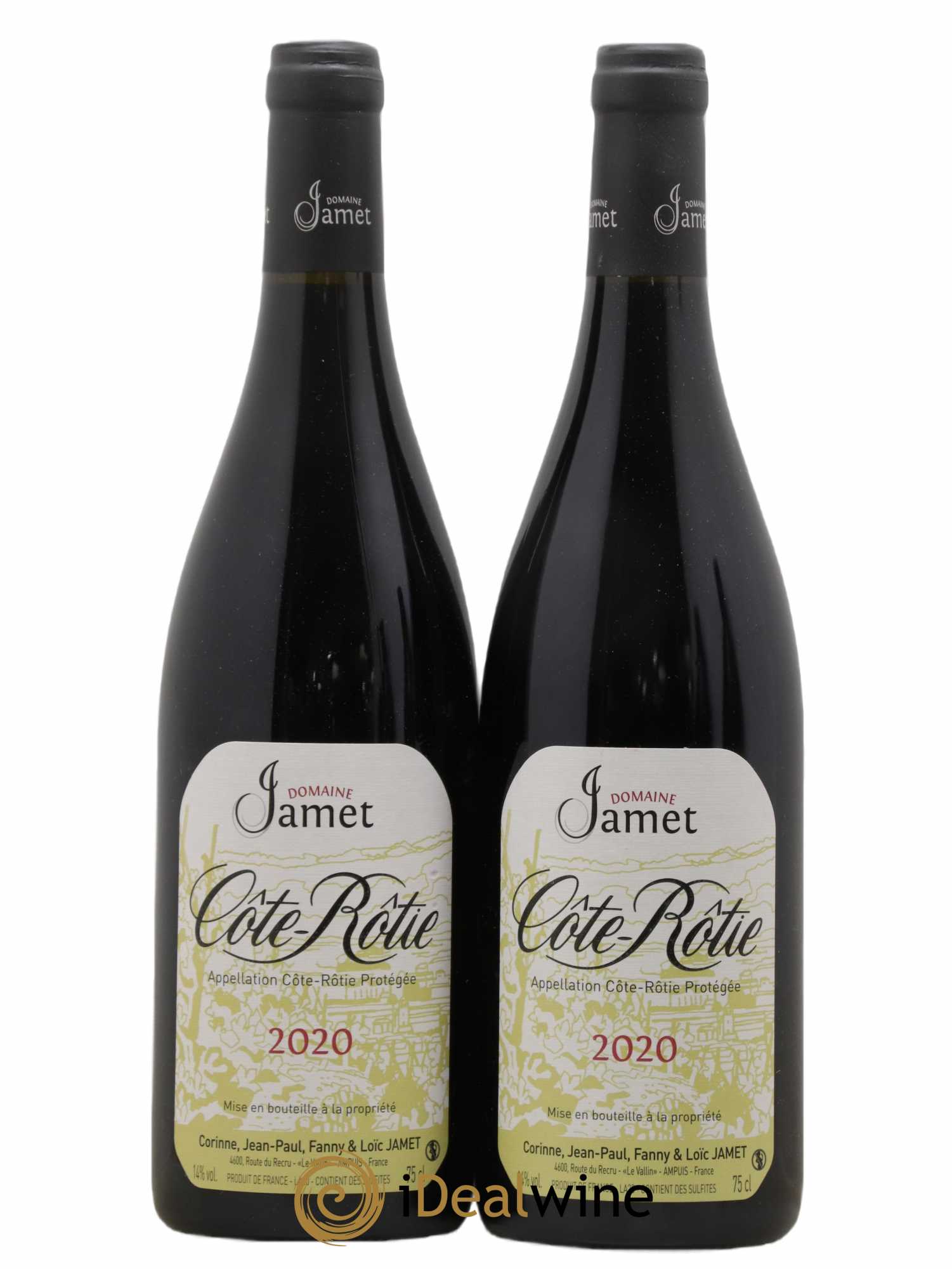 Côte-Rôtie Jamet (Domaine) 2020 - Lot de 2 bouteilles - 0