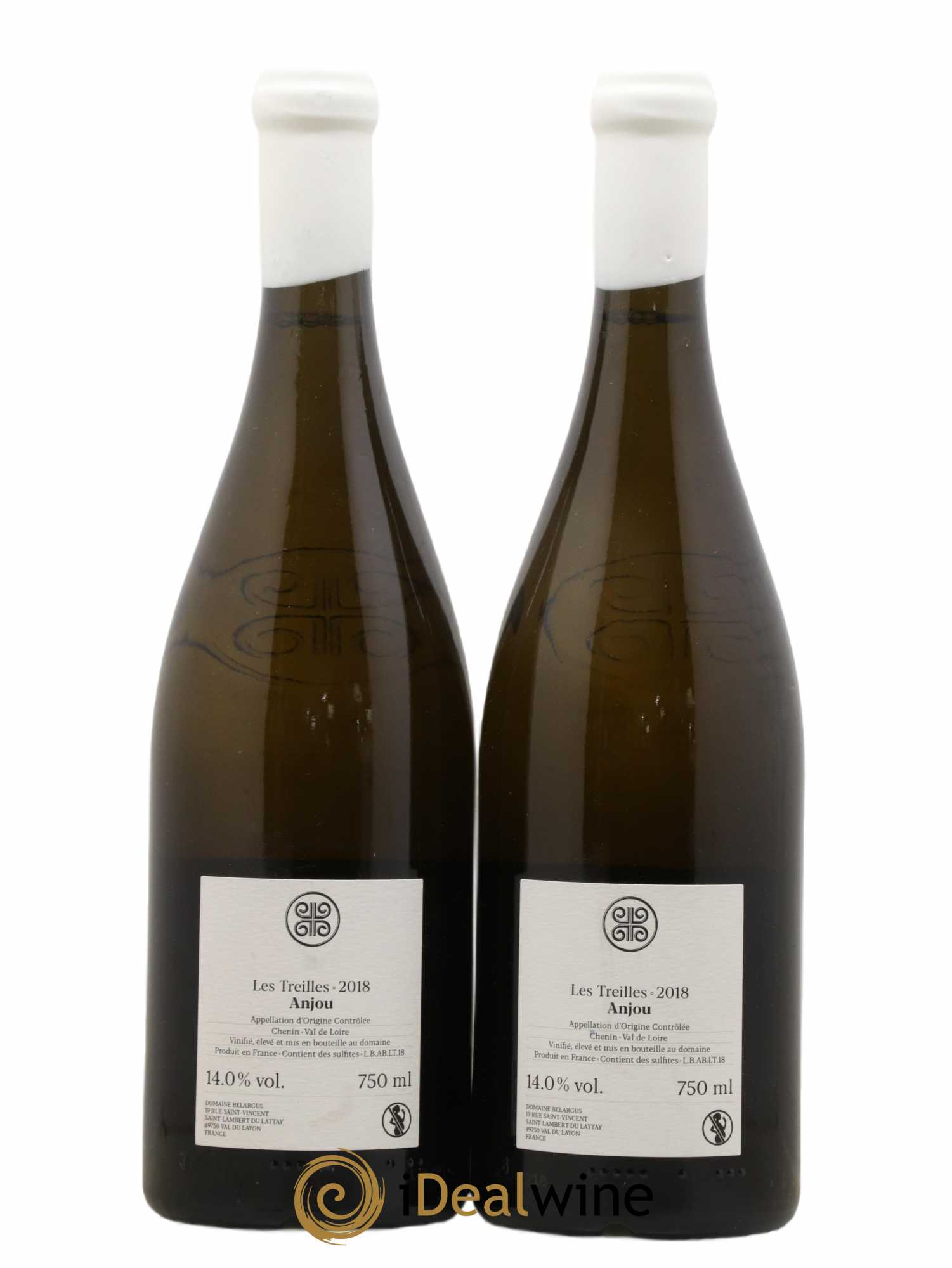 Anjou Treilles Belargus 2018 - Lot de 2 bouteilles - 1