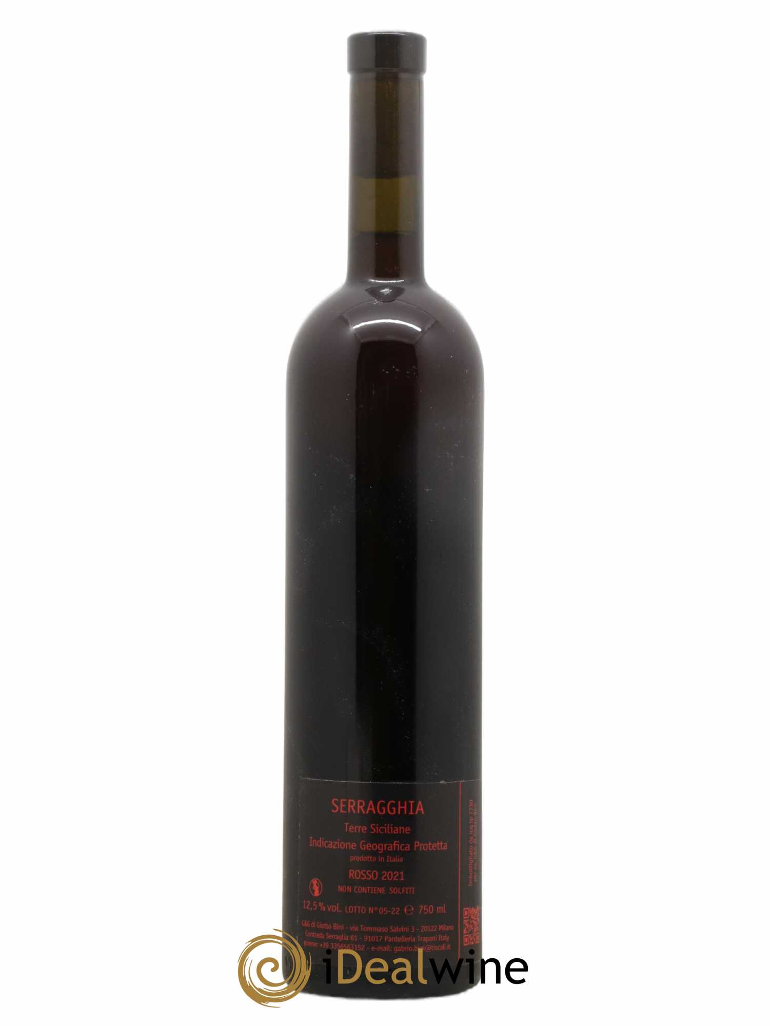 IGT Sicile Serragghia Catarratto Gabrio Bini 2021 - Posten von 1 Flasche - 1
