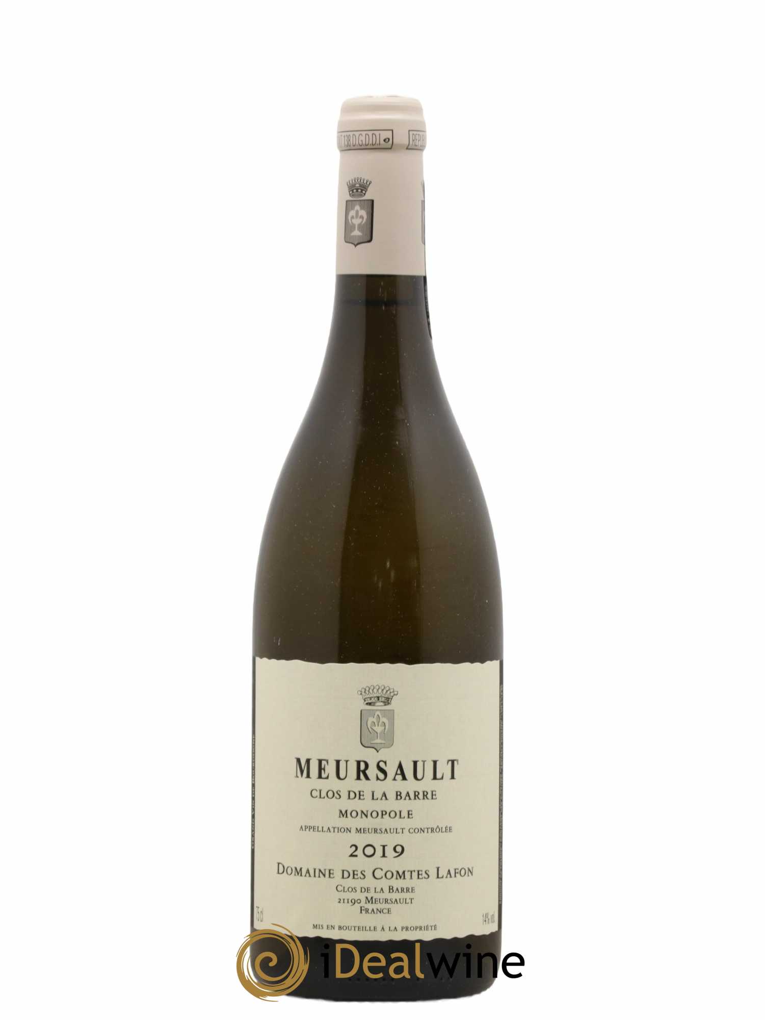 Meursault Clos de la Barre Comtes Lafon (Domaine des) 2019 - Lot de 1 bouteille - 0