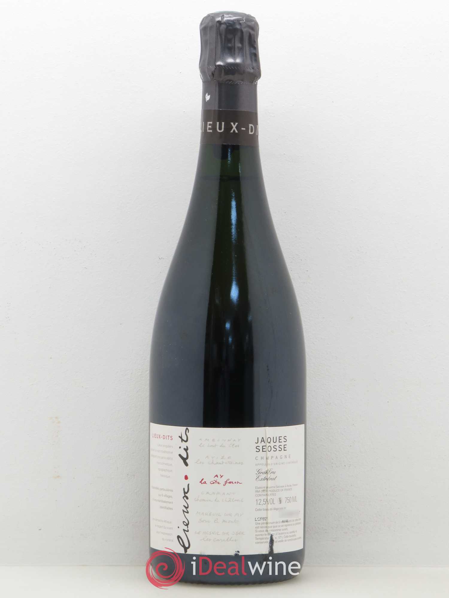 La Côte Faron Blanc de Noirs Grand Cru Extra-Brut Jacques Selosse - Lot de 1 bouteille - 0