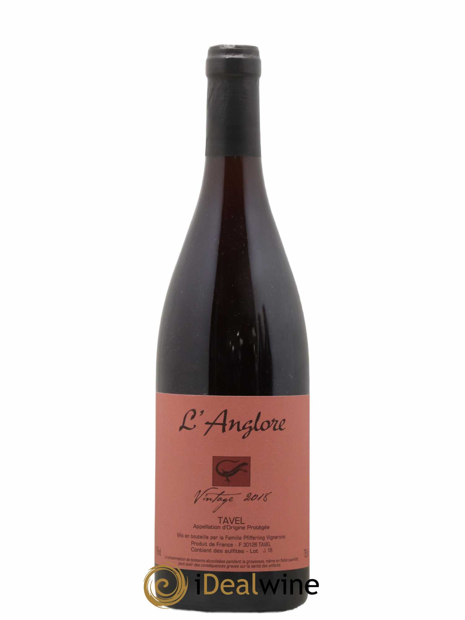 Tavel Vintage L'Anglore 2018 - Lot de 1 bouteille - 0
