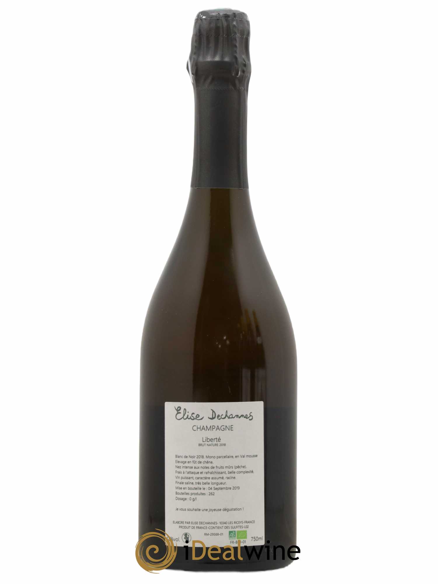 Champagne Liberté Elise Deschannes 2018 - Posten von 1 Flasche - 1