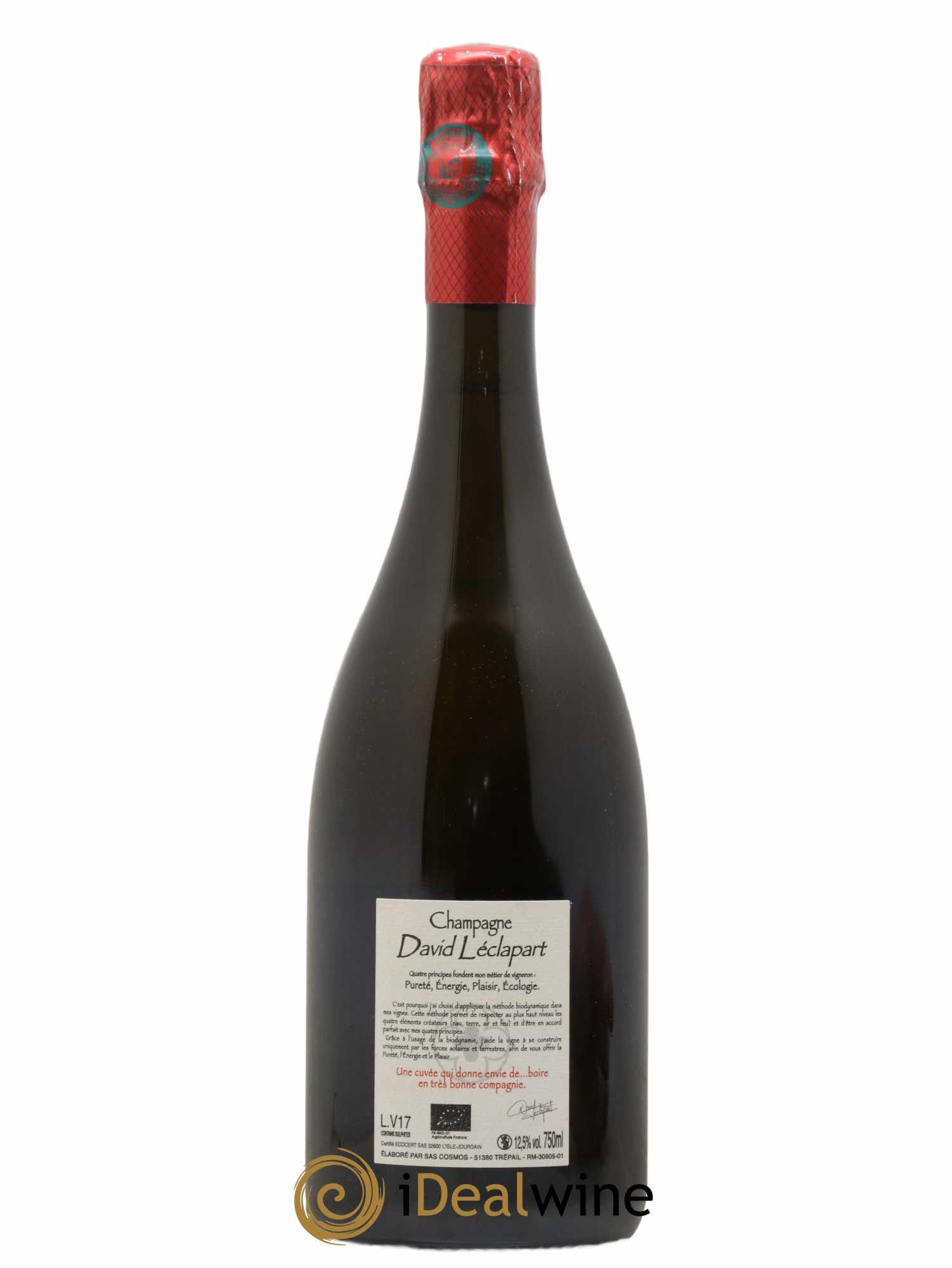 Champagne Aphrodisiaque Leclappart 2017 - Posten von 1 Flasche - 1