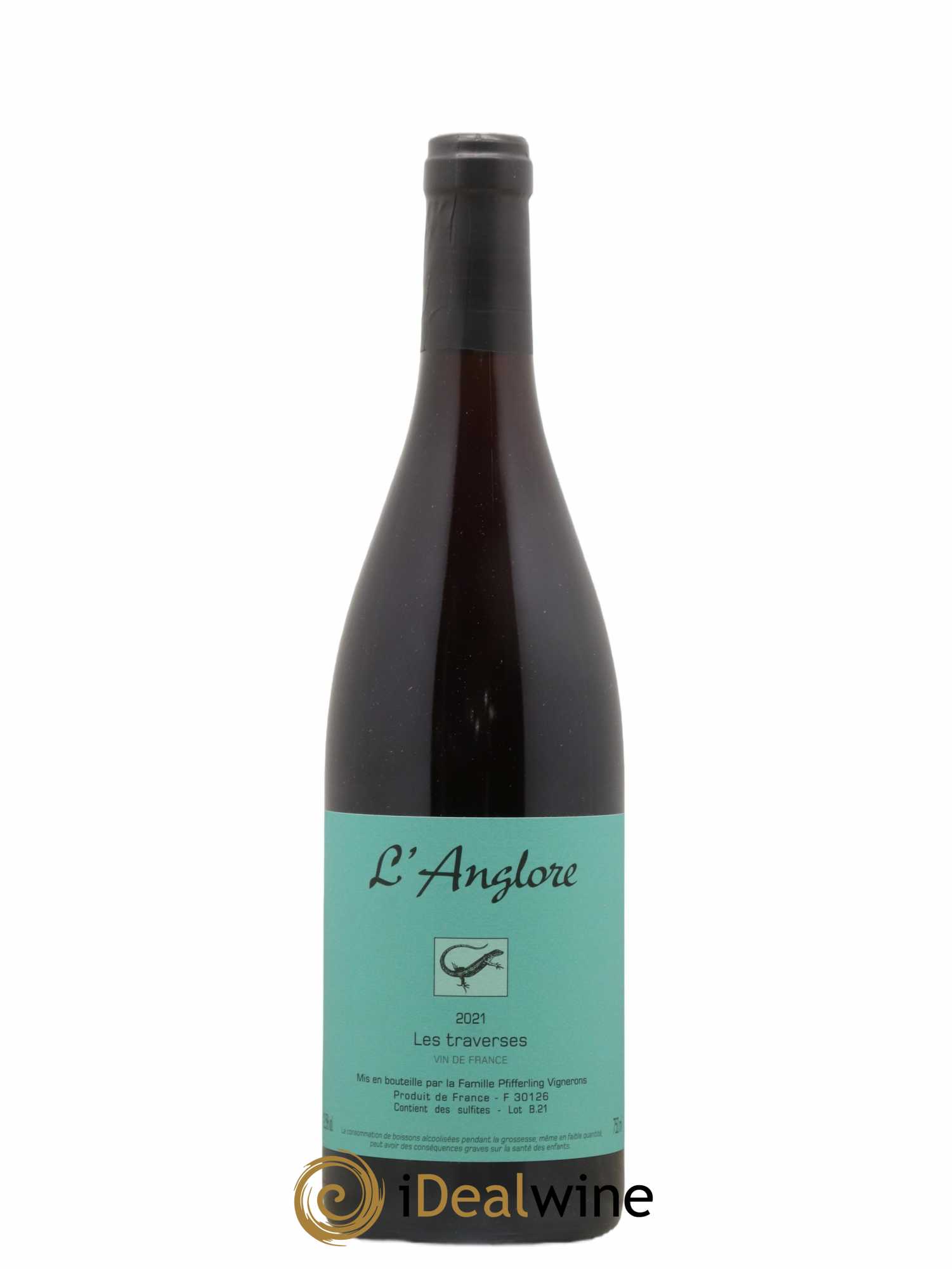 Vin de France Les Traverses L'Anglore 2021 - Lot of 1 bottle - 0