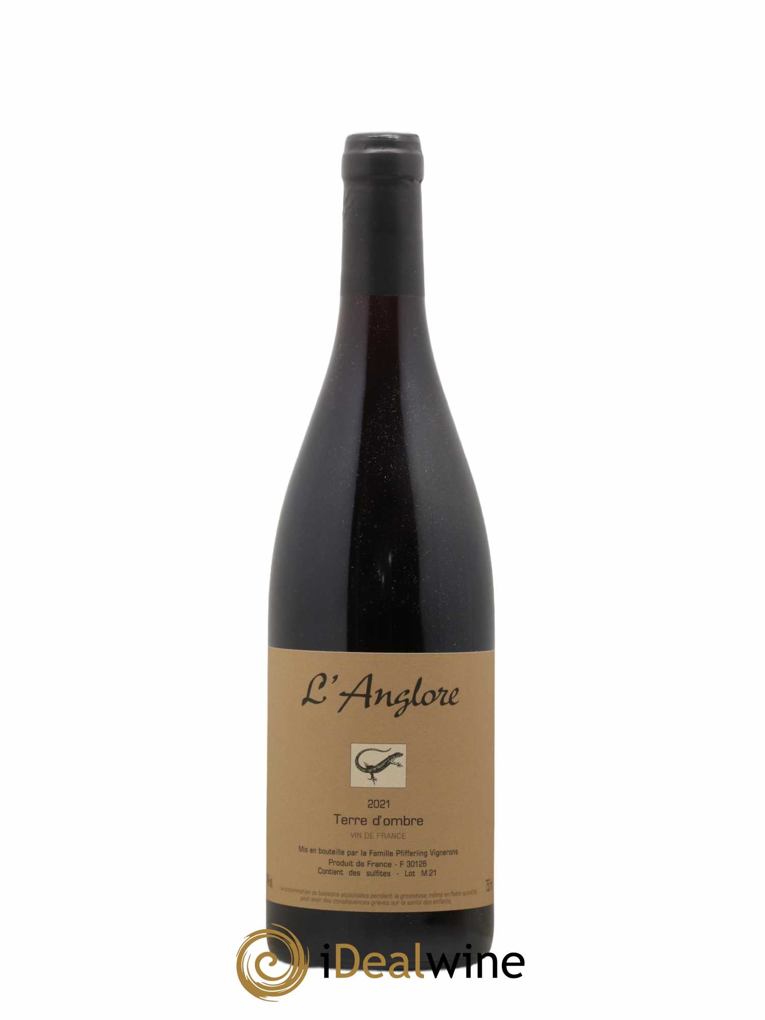 Vin de France Terre d'Ombre L'Anglore 2021 - Lot de 1 bouteille - 0