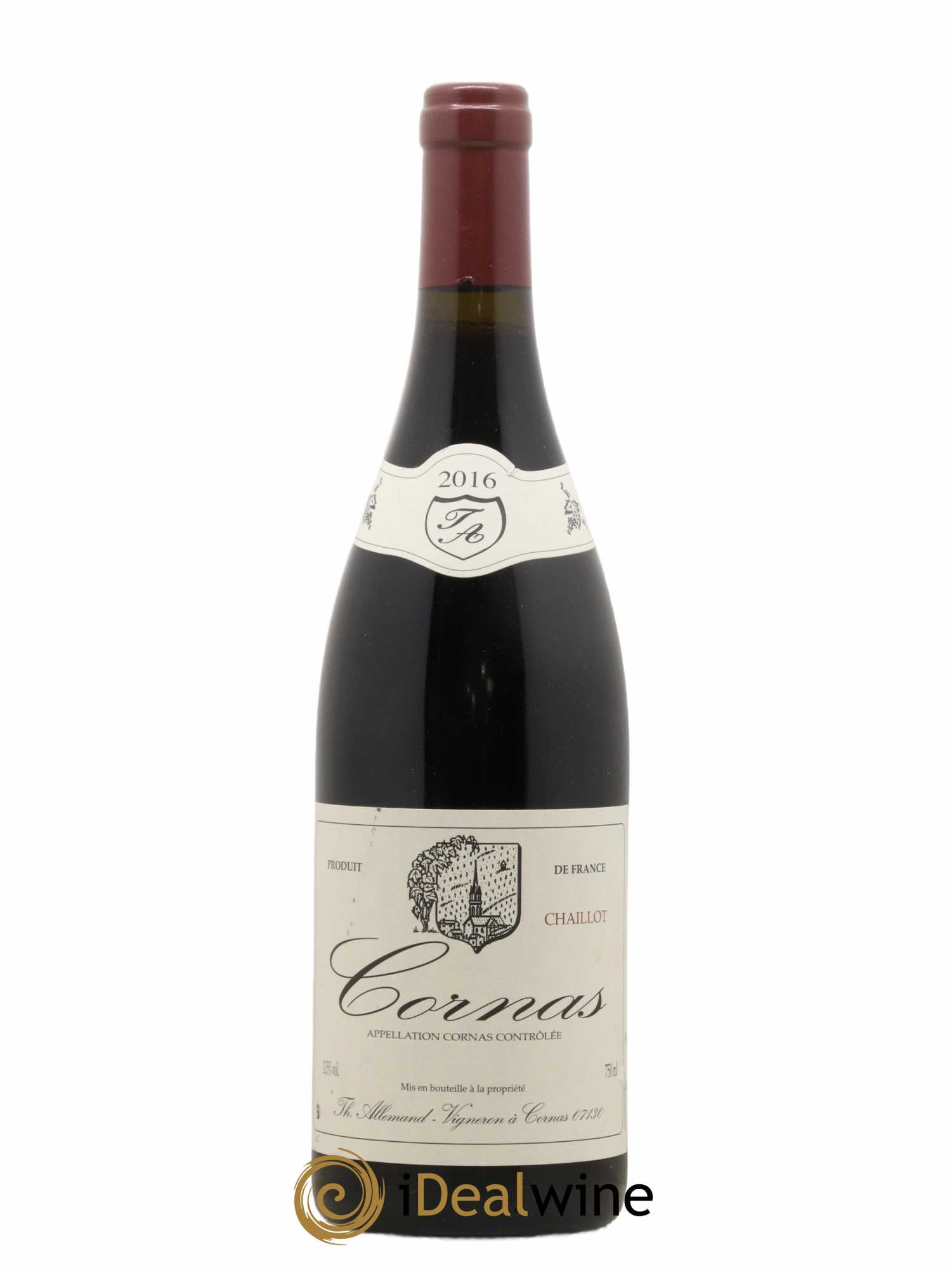 Cornas Chaillot Thierry Allemand 2016 - Lot de 1 bouteille - 0