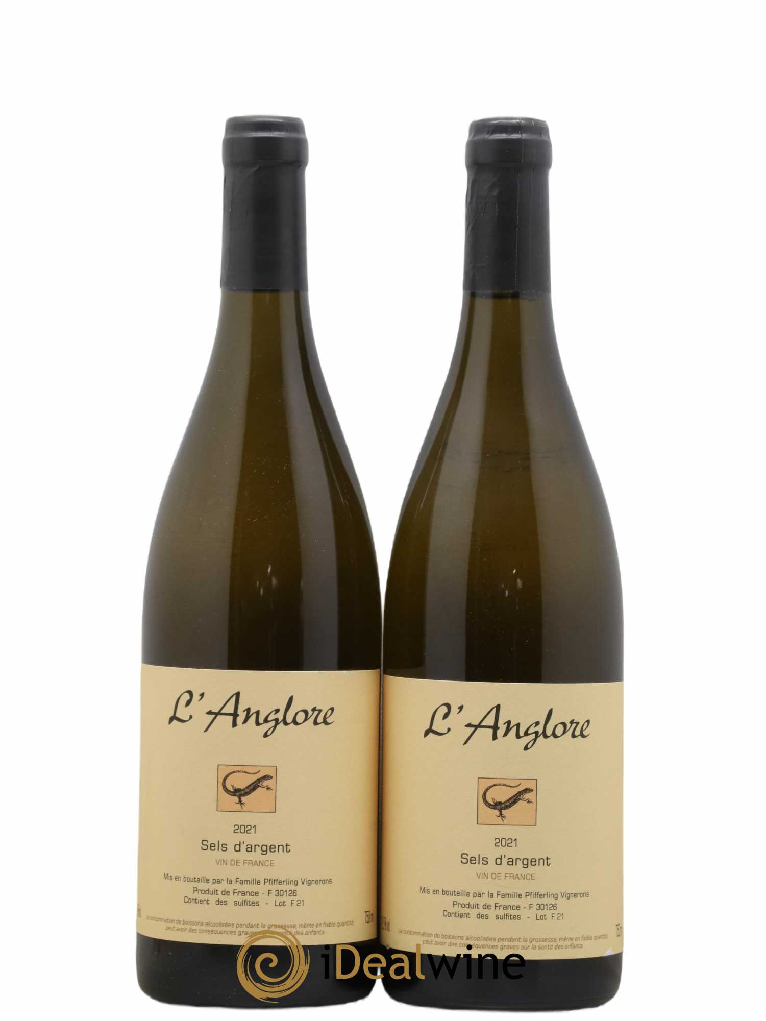 Vin de France Sels d'argent L'Anglore 2021 - Lot de 2 bouteilles - 0