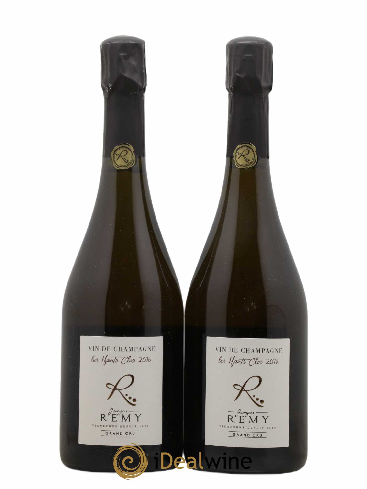 Champagne Les Hautes Clos Georges Remy 2016 - Lot de 2 bouteilles - 0
