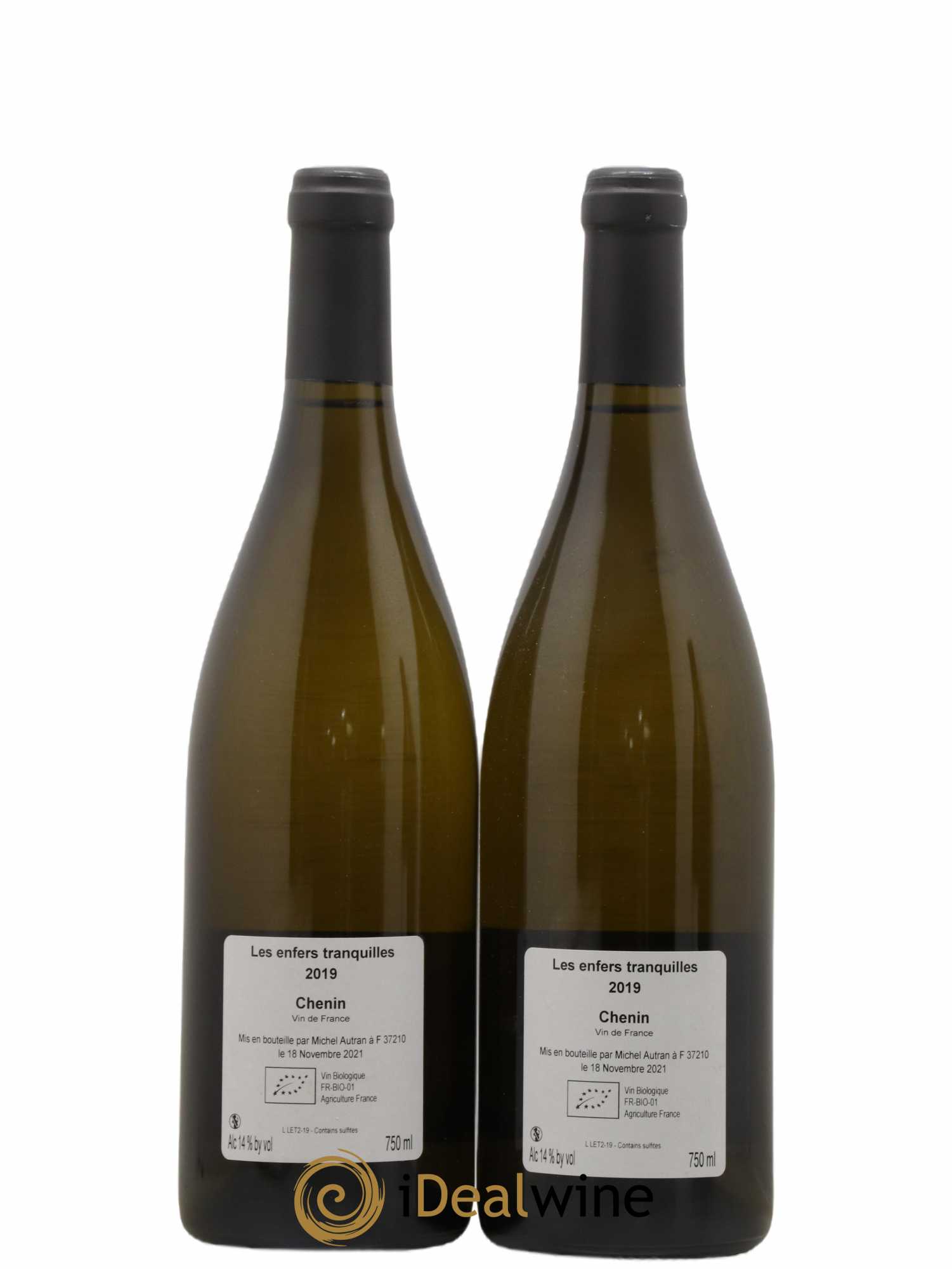 Vin de France Les Enfers Tranquilles Michel Autran 2019 - Lot de 2 bouteilles - 1