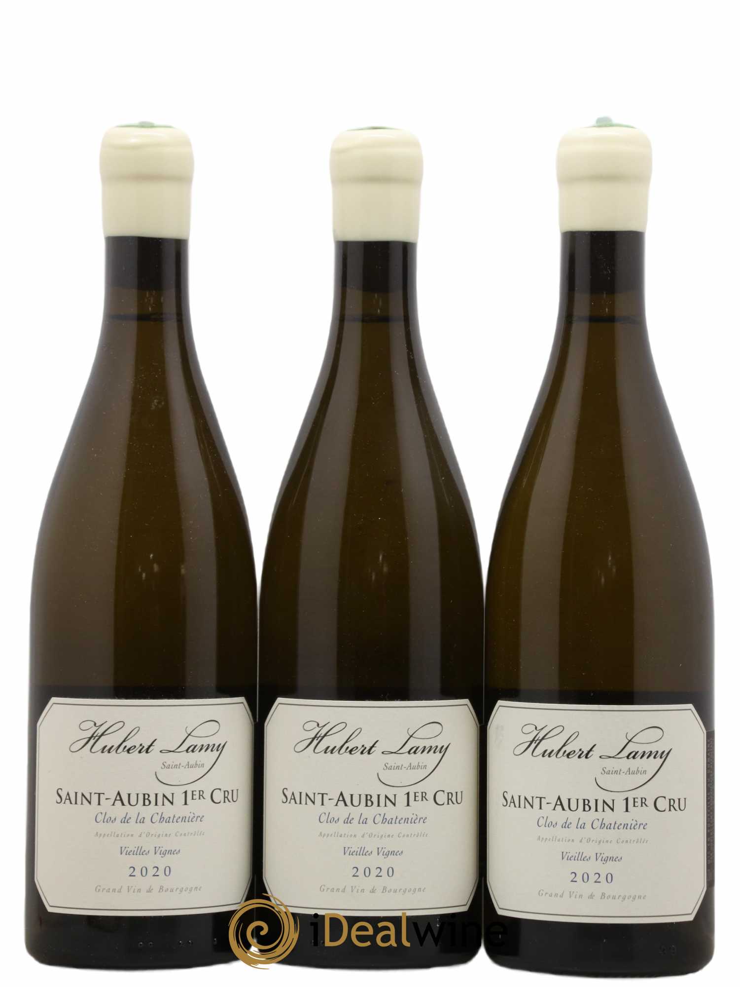 Saint-Aubin 1er Cru Clos de la Chatenière Hubert Lamy 2020 - Lotto di 3 bottiglie - 0