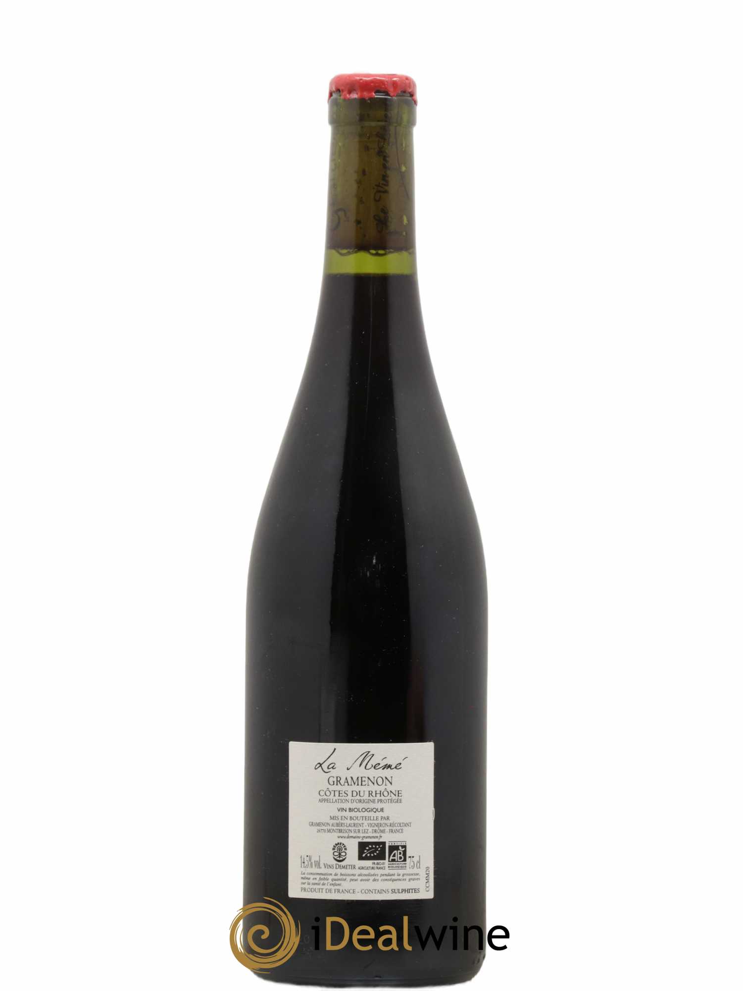 Côtes-du-Rhône La Mémé Ceps Centenaires Gramenon (Domaine) 2020 - Lot de 1 bouteille - 1