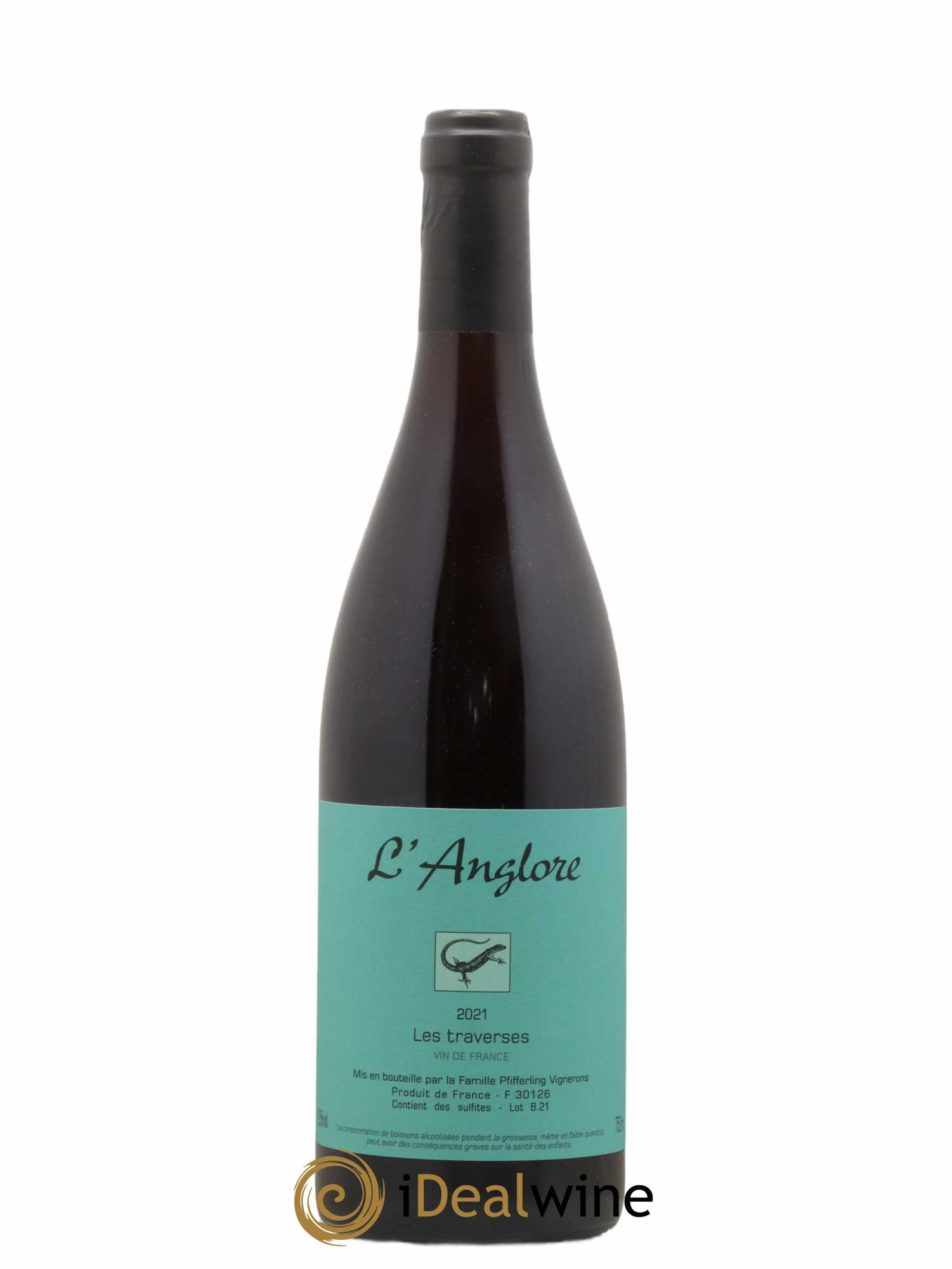 Vin de France Les Traverses L'Anglore 2021 - Lot de 1 bouteille - 0