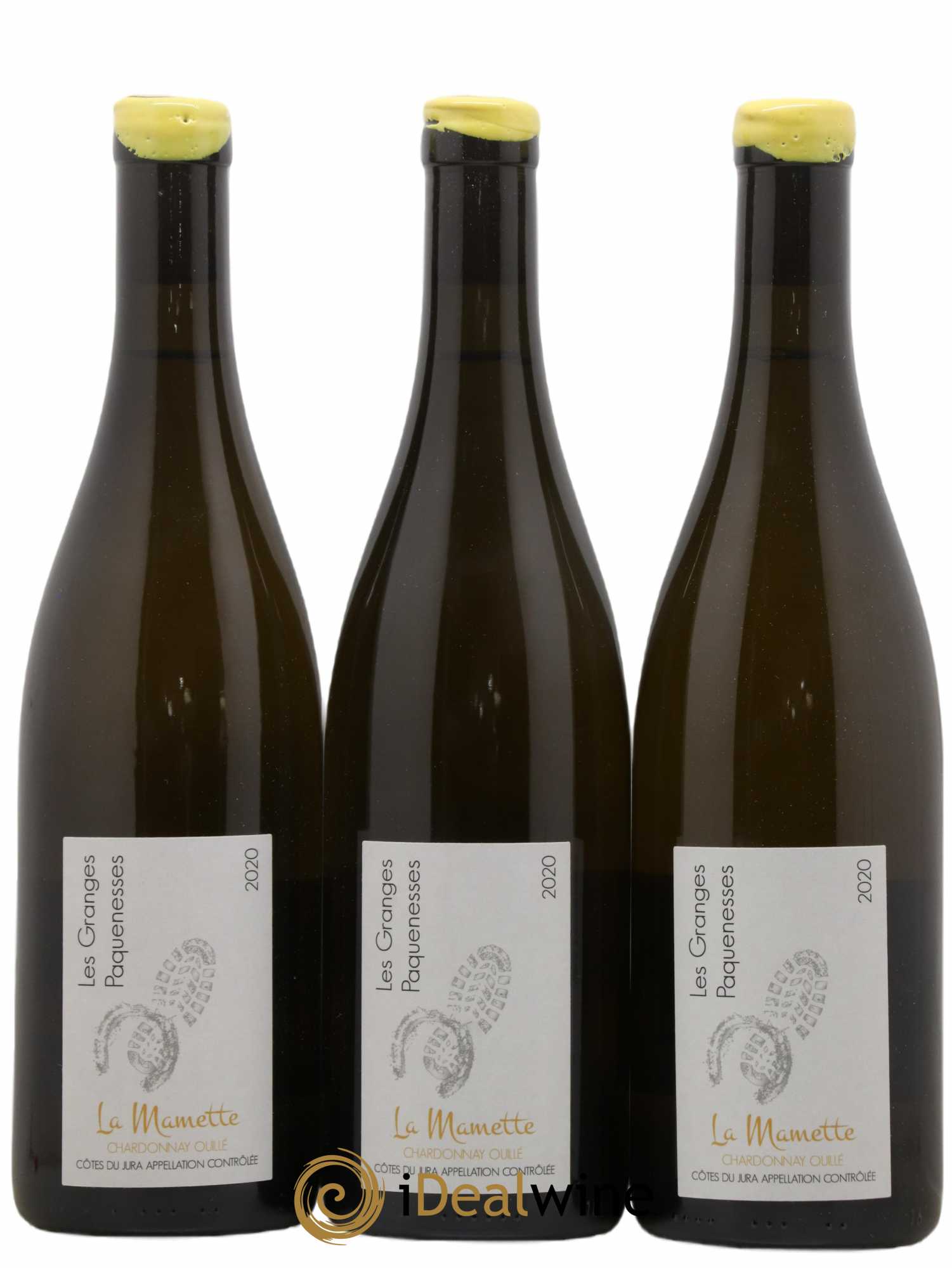Côtes du Jura Chardonnay La Mamette Les Granges Paquenesses 2020 - Lot de 3 bouteilles - 0