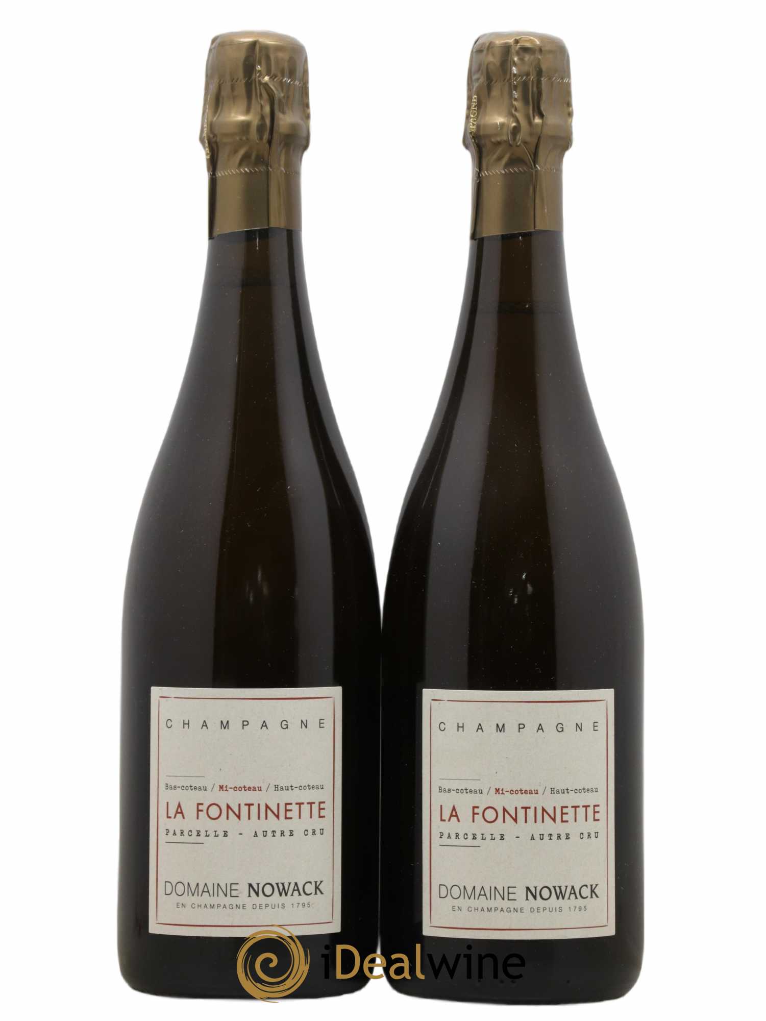 Champagne La Fontinette Nowack 2018 - Lot de 2 bouteilles - 0