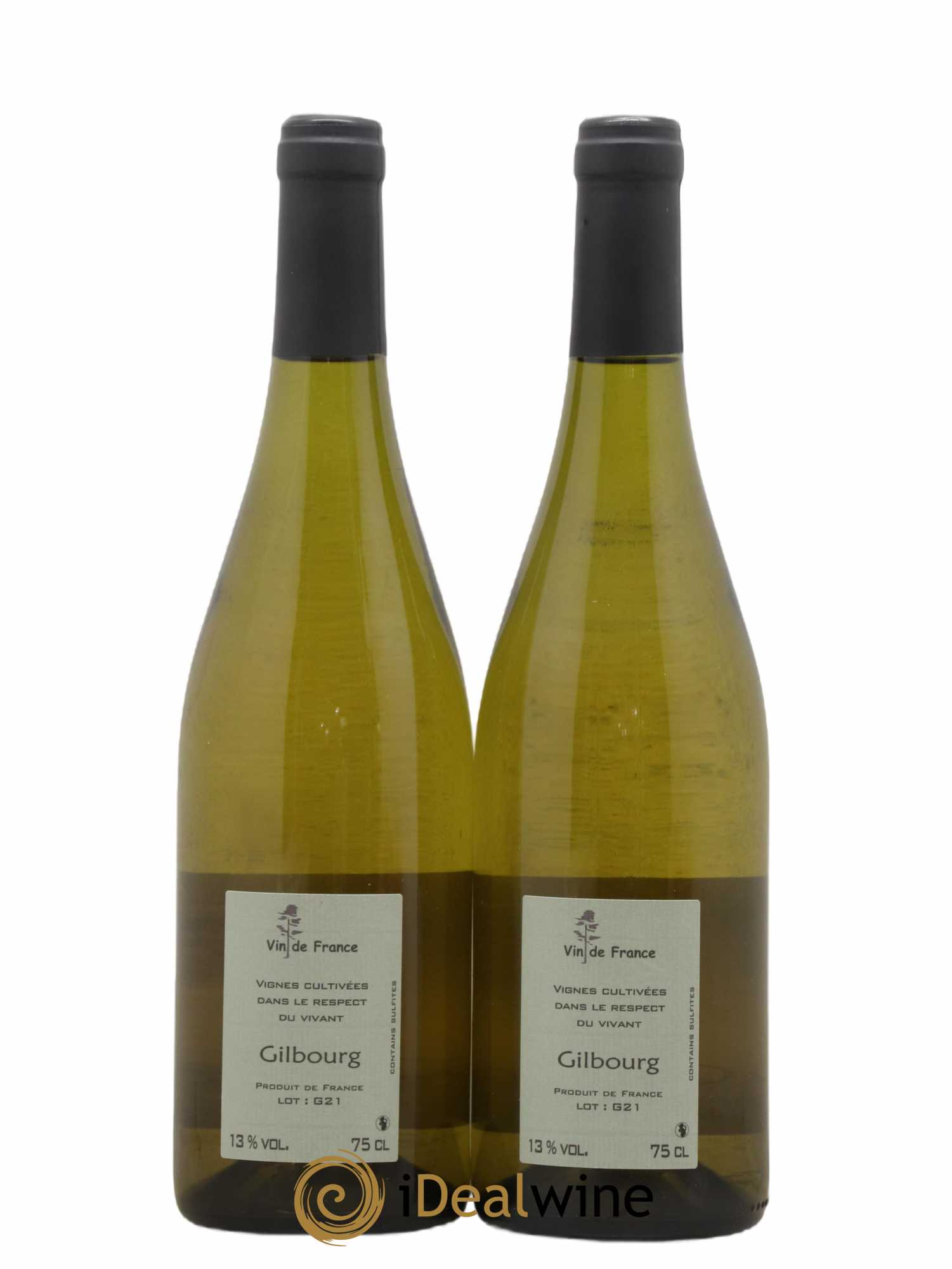 Vin de France Gilbourg Benoit Courault 2021 - Lot de 2 bouteilles - 1