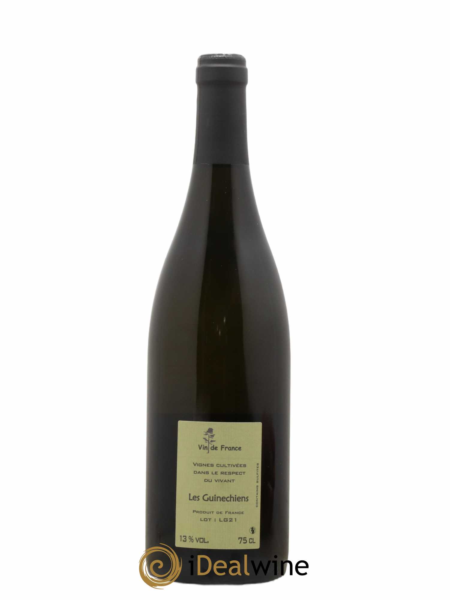 Vin de France Les Guinechiens Benoit Courault 2021 - Lot de 1 bouteille - 1