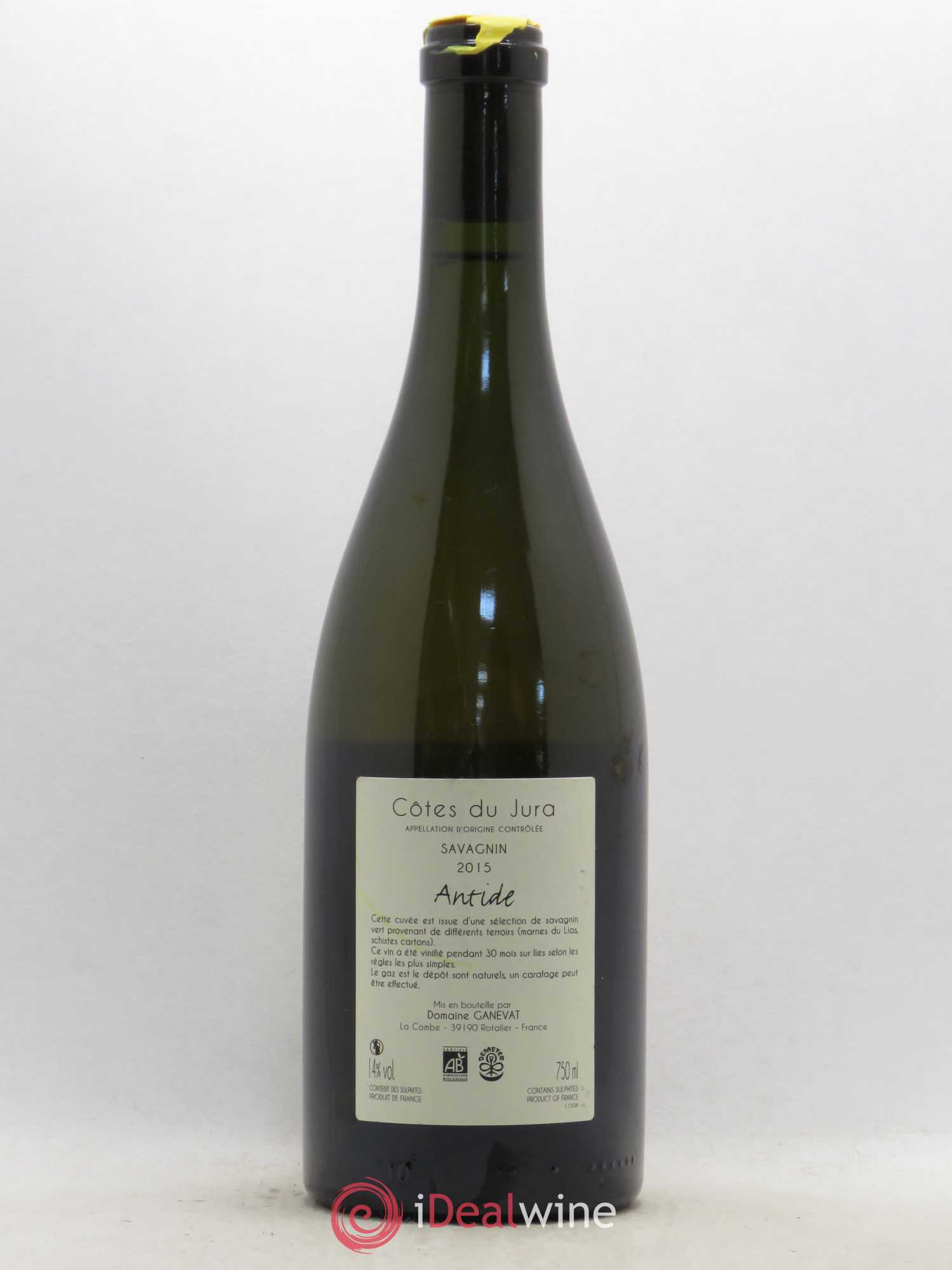 Côtes du Jura Antide Anne et Jean Francois Ganevat 2015 - Posten von 1 Flasche - 1