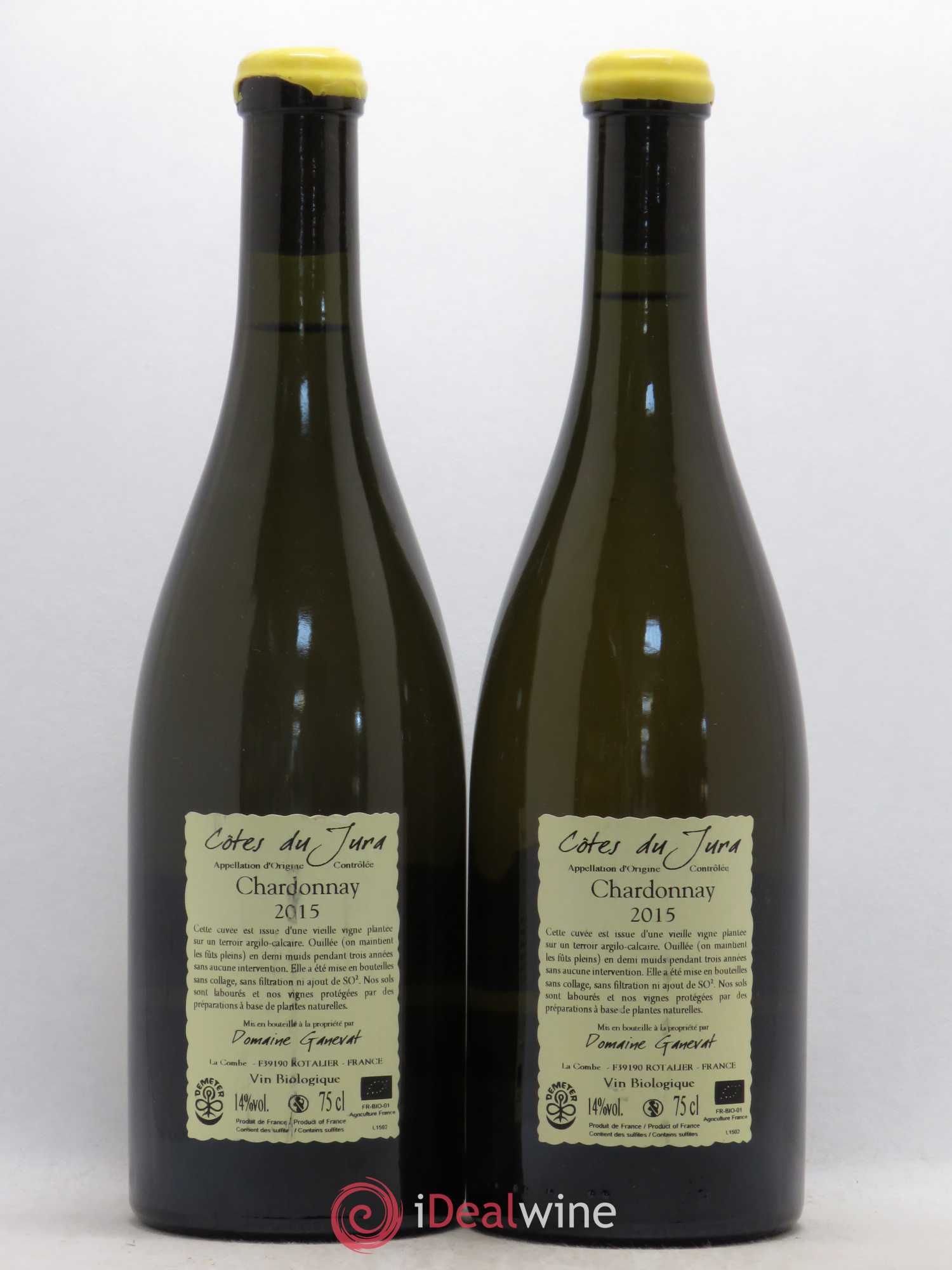Côtes du Jura Les Chamois du Paradis Jean-François Ganevat (Domaine) 2015 - Lot de 2 bouteilles - 1