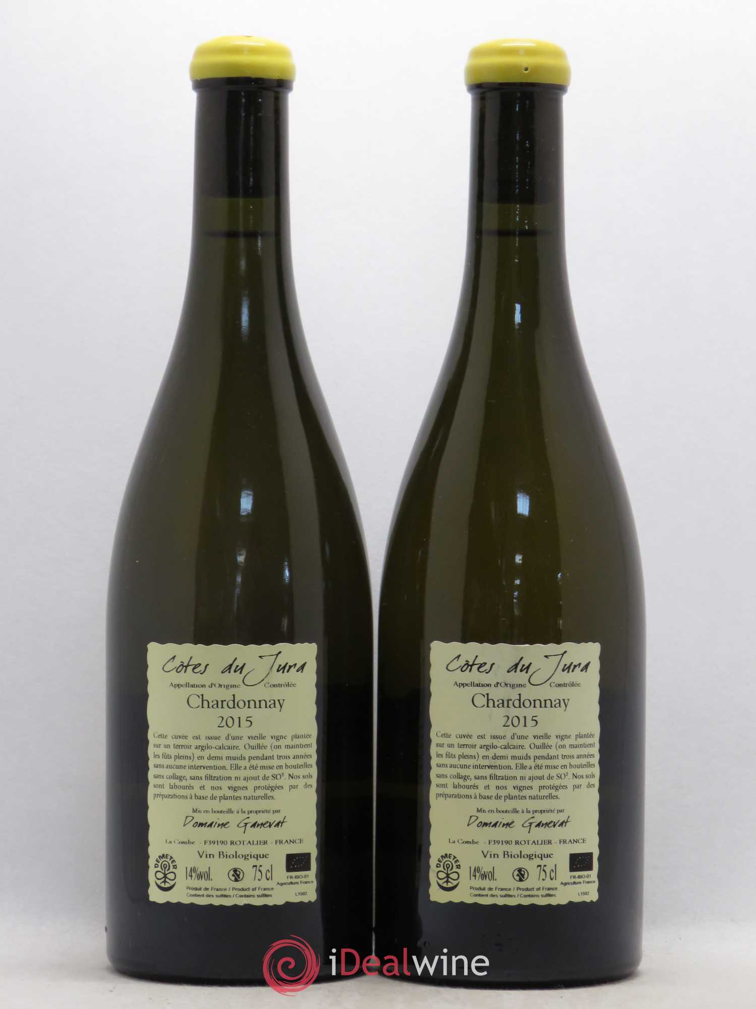 Côtes du Jura Les Chamois du Paradis Jean-François Ganevat (Domaine) 2015 - Lot de 2 bouteilles - 1