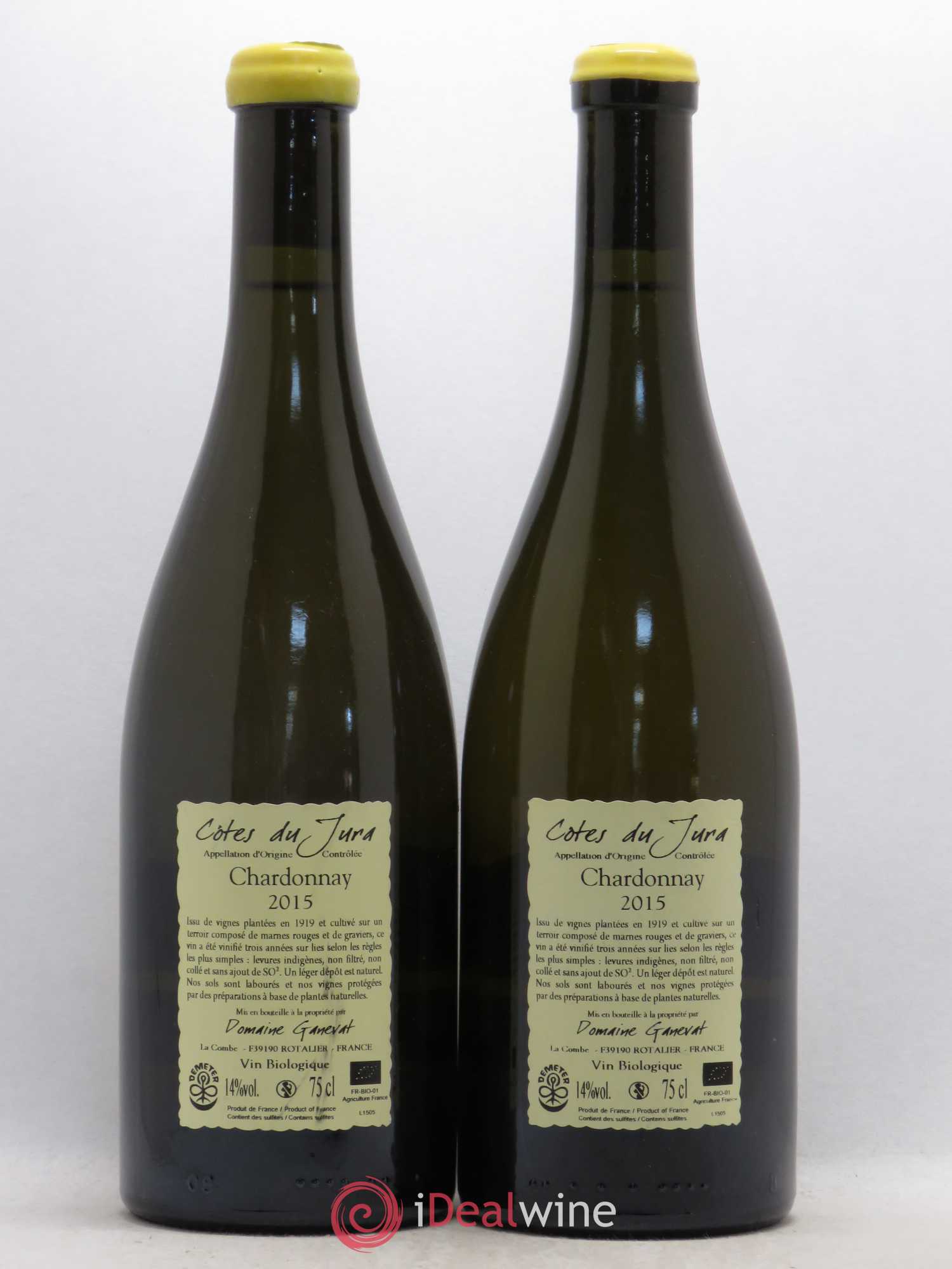 Côtes du Jura Les Grands Teppes Vieilles Vignes Jean-François Ganevat (Domaine) 2015 - Lot de 2 bouteilles - 1