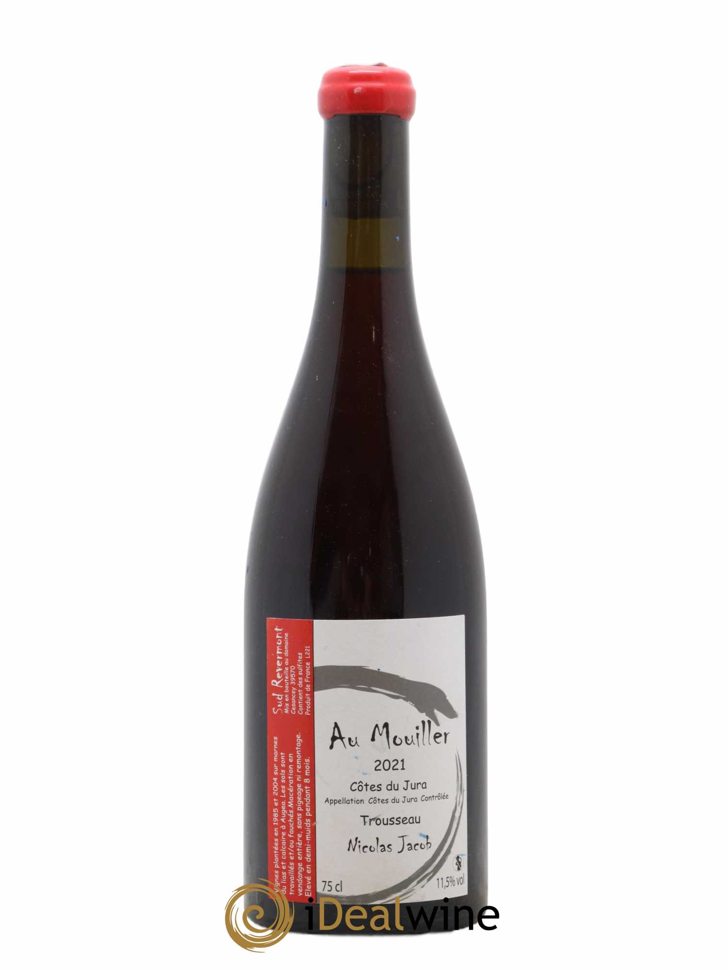 Côtes du Jura Trousseau Au Mouiller Nicolas Jacob 2021 - Lot de 1 bouteille - 0