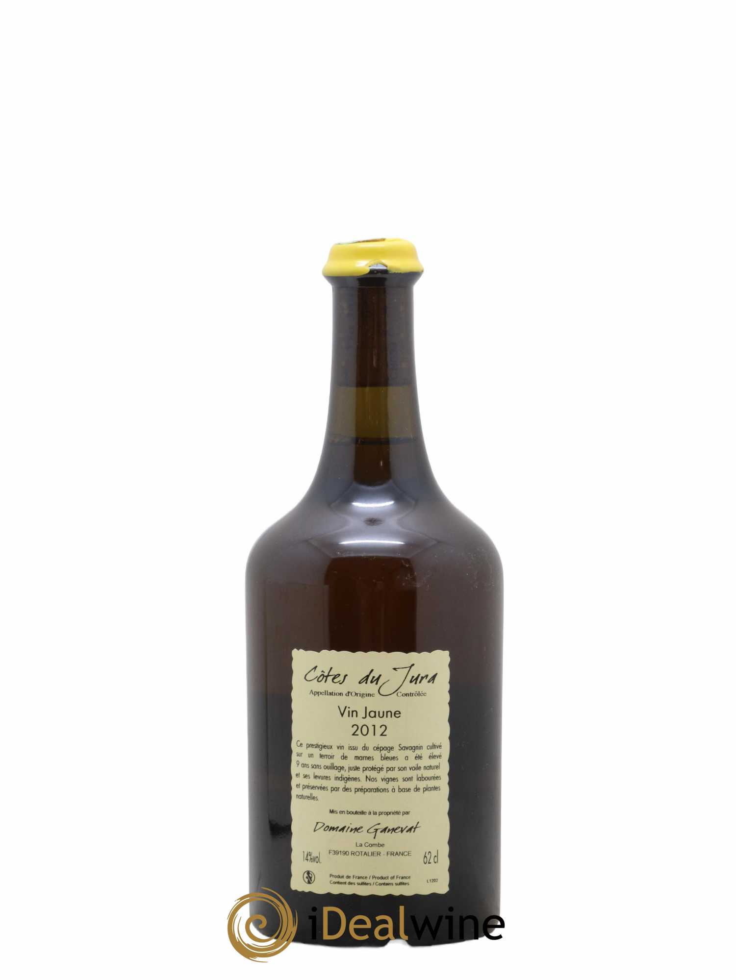 Côtes du Jura Vin Jaune Jean-François Ganevat (Domaine) (sans prix de réserve) 2012 - Lot de 1 bouteille - 1