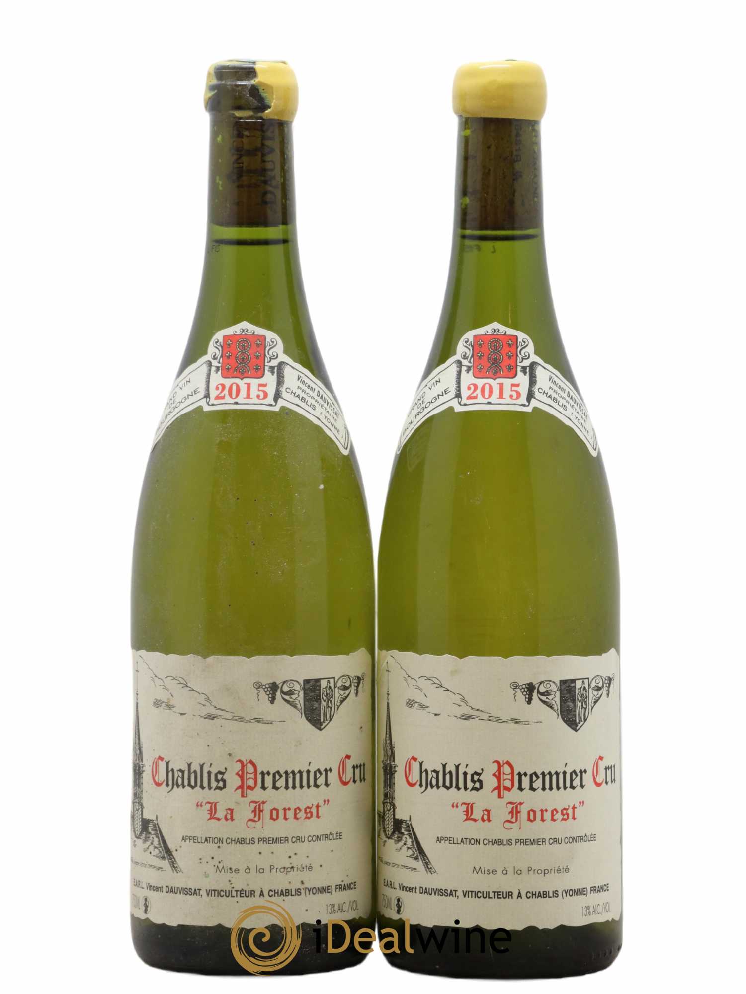 Chablis 1er Cru La Forest Vincent Dauvissat (Domaine) 2015 - Lot de 2 bouteilles - 0