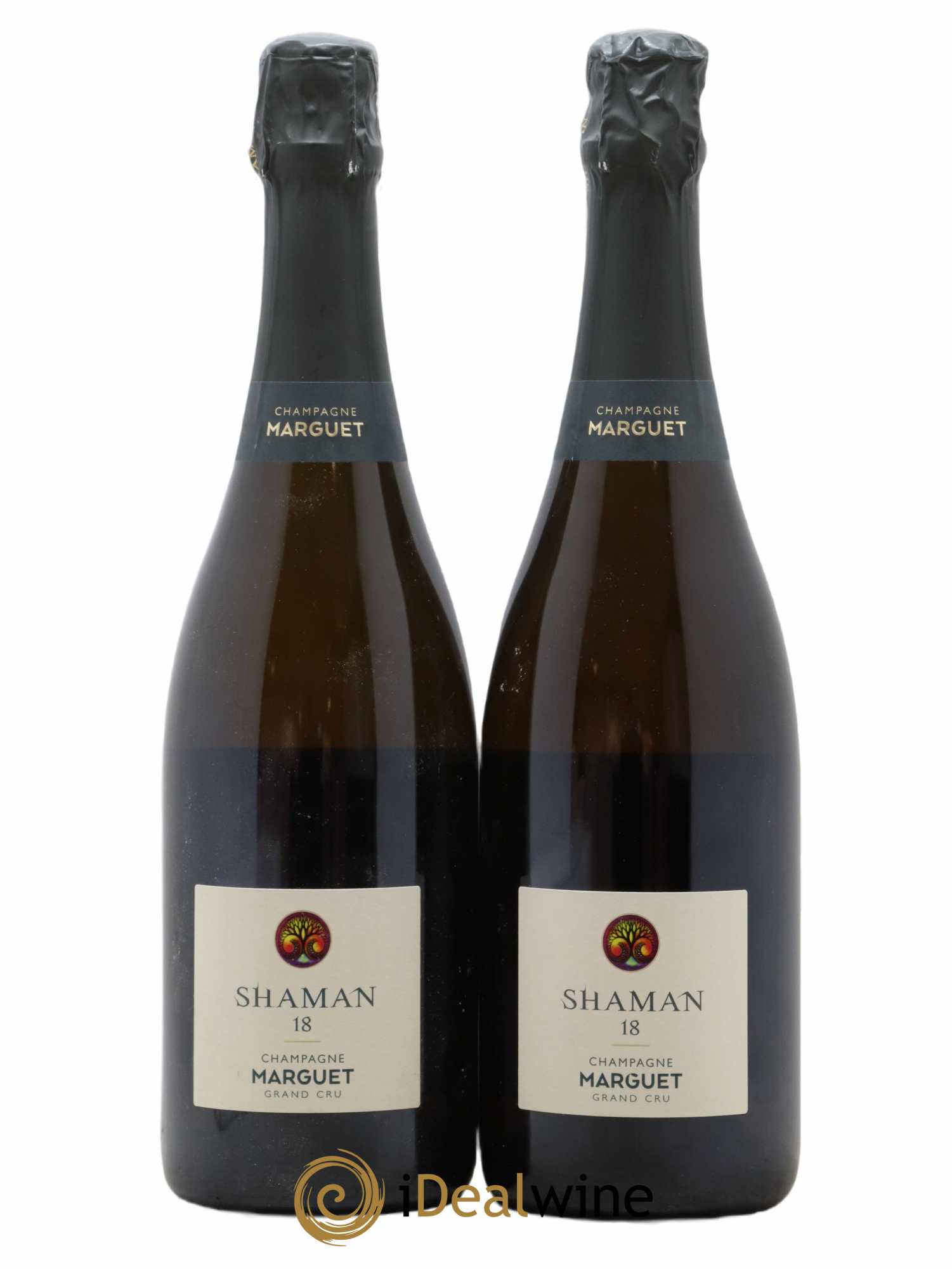 Shaman Grand Cru Brut Nature Marguet 2018 - Lot de 2 bouteilles - 0