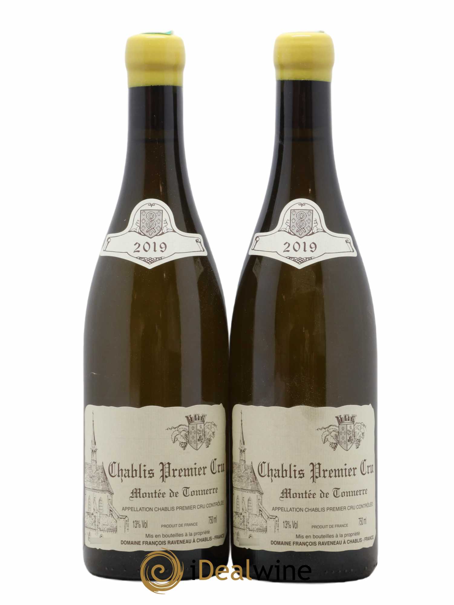 Chablis 1er Cru Montée de Tonnerre Raveneau (Domaine) (sans prix de réserve) 2019 - Lot de 2 bouteilles - 0