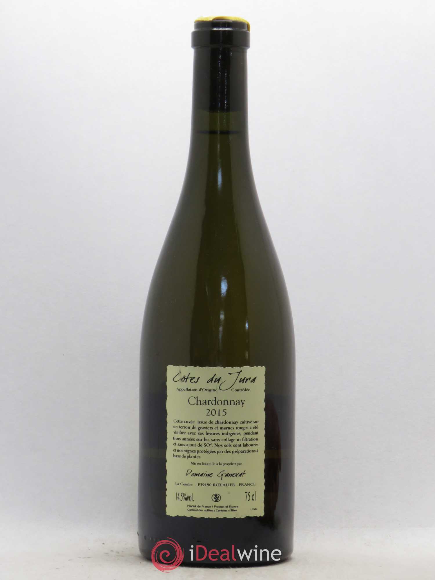 Côtes du Jura Les Gryphées Vieilles Vignes Jean-François Ganevat (Domaine) 2015 - Lot de 1 bouteille - 1