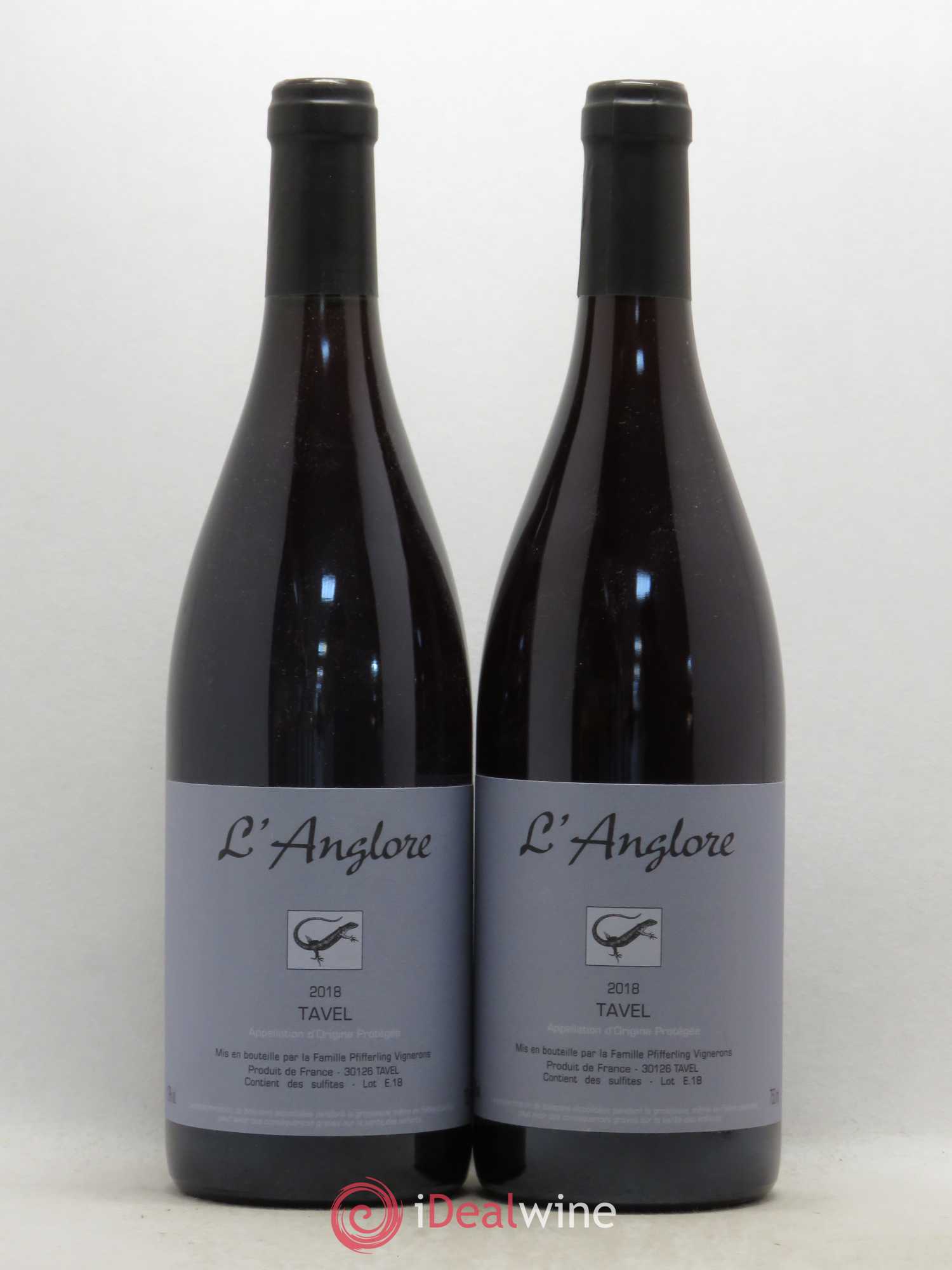 Tavel L'Anglore 2018 - Posten von 2 Flaschen - 0
