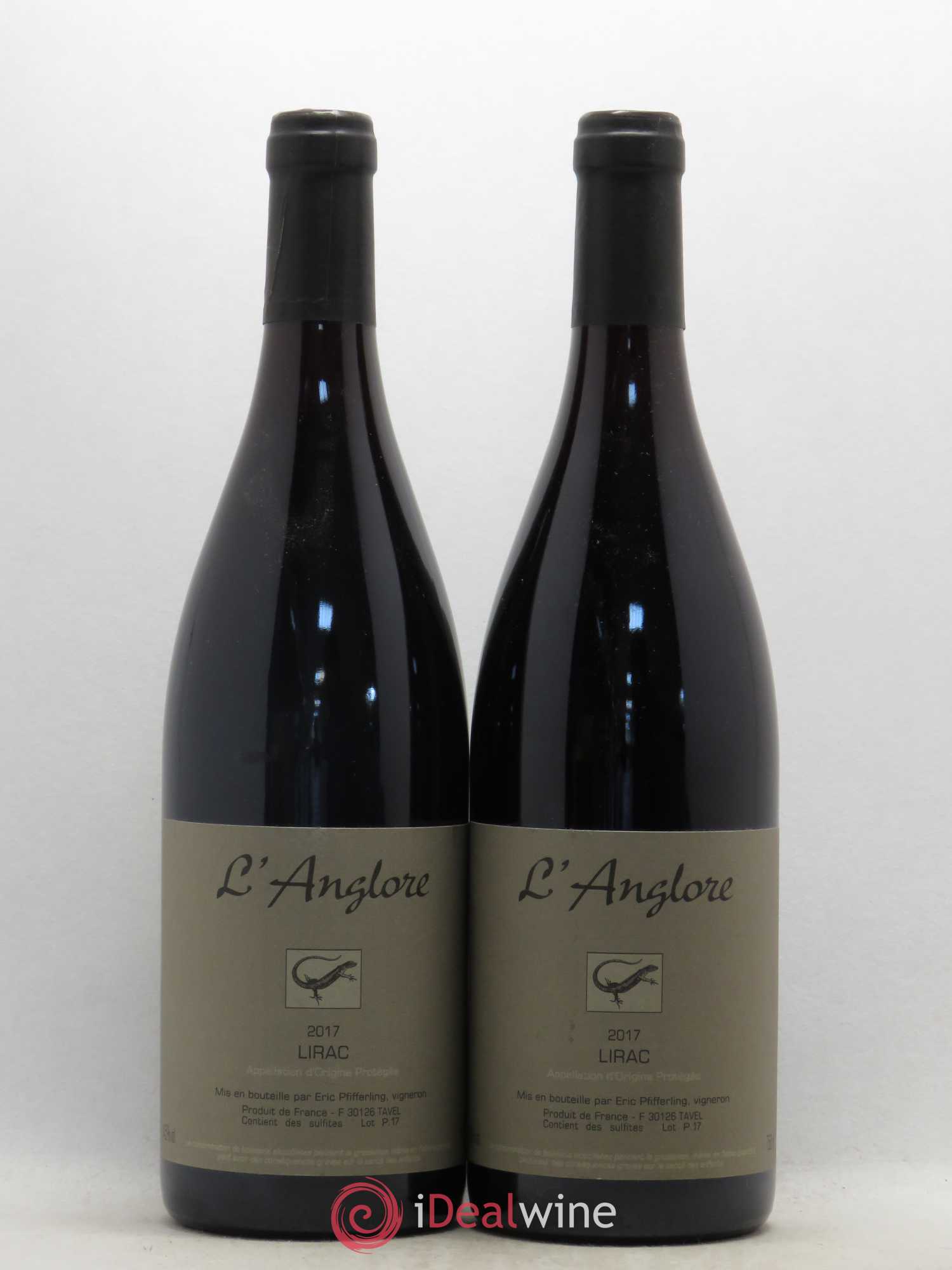 Lirac L'Anglore 2017 - Lot de 2 bouteilles - 0