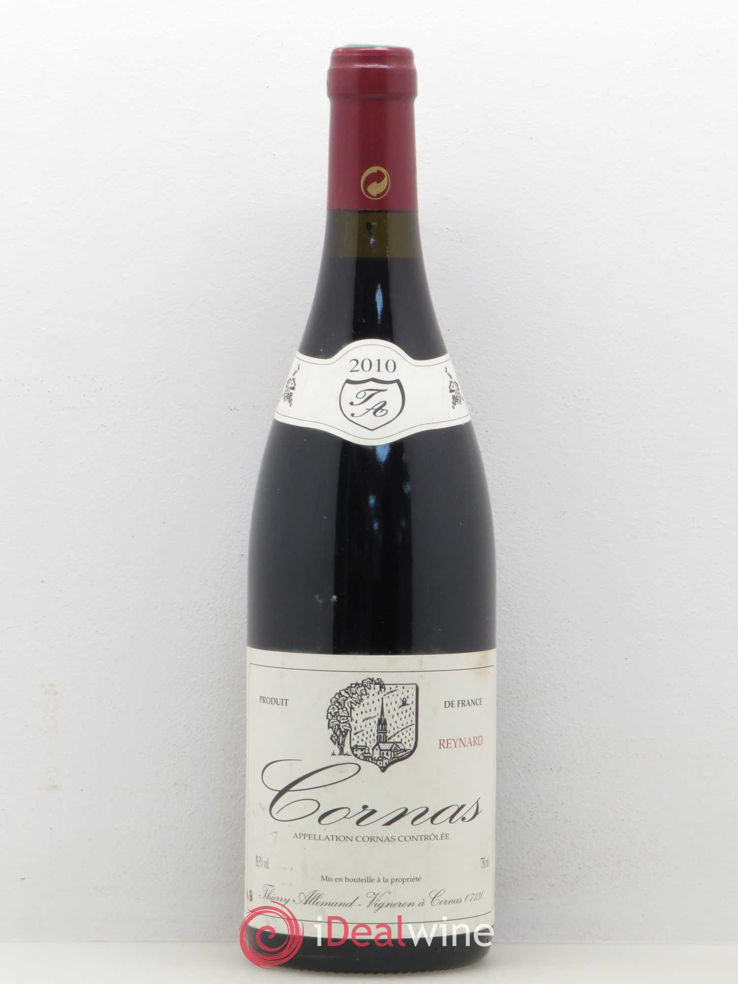 Cornas Reynard Thierry Allemand 2010 - Lot de 1 bouteille - 0