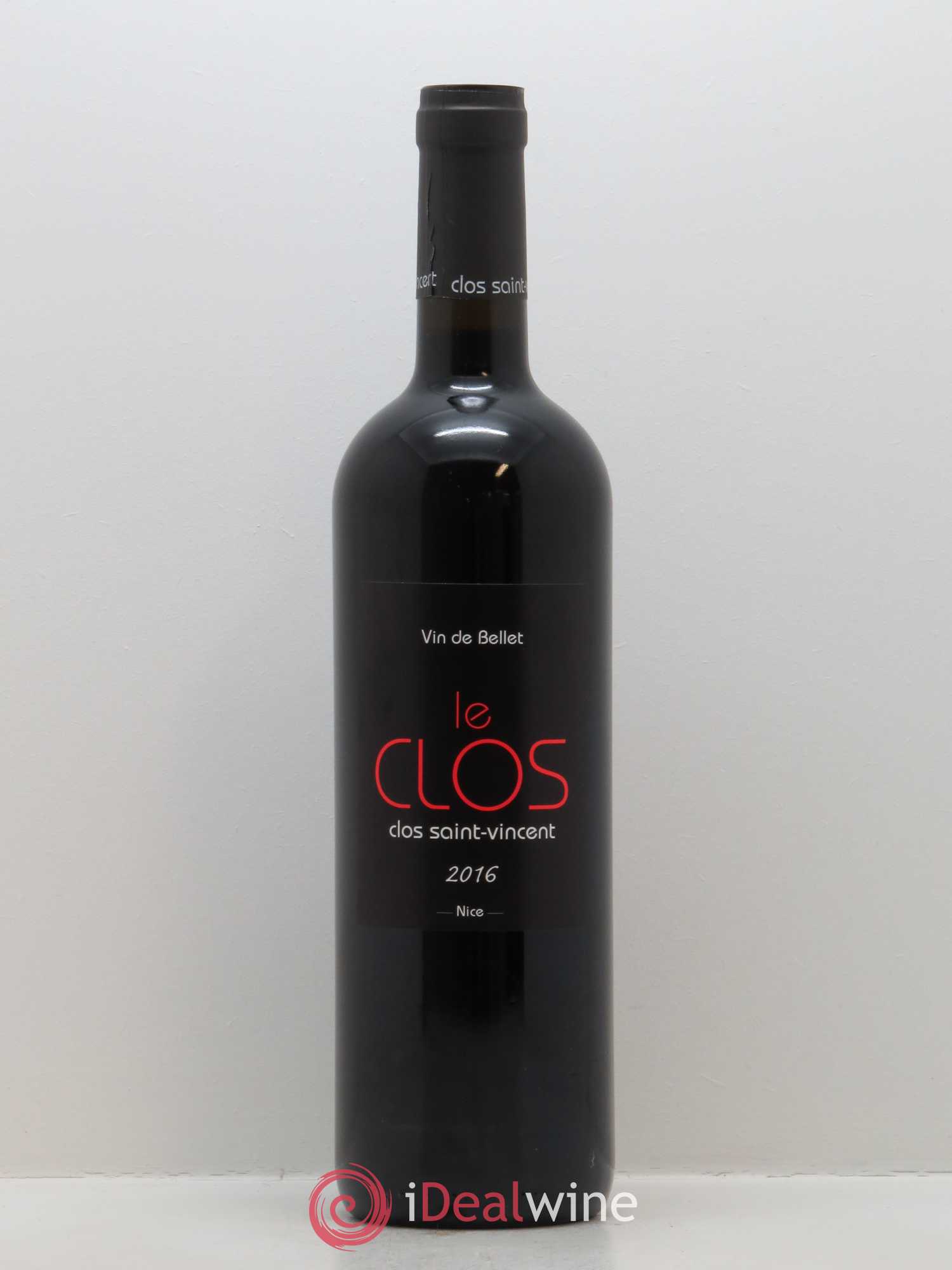 Bellet Clos Saint-Vincent Le Clos Famille Sicardi-Sergi 2016 - Lot de 1 bouteille - 0