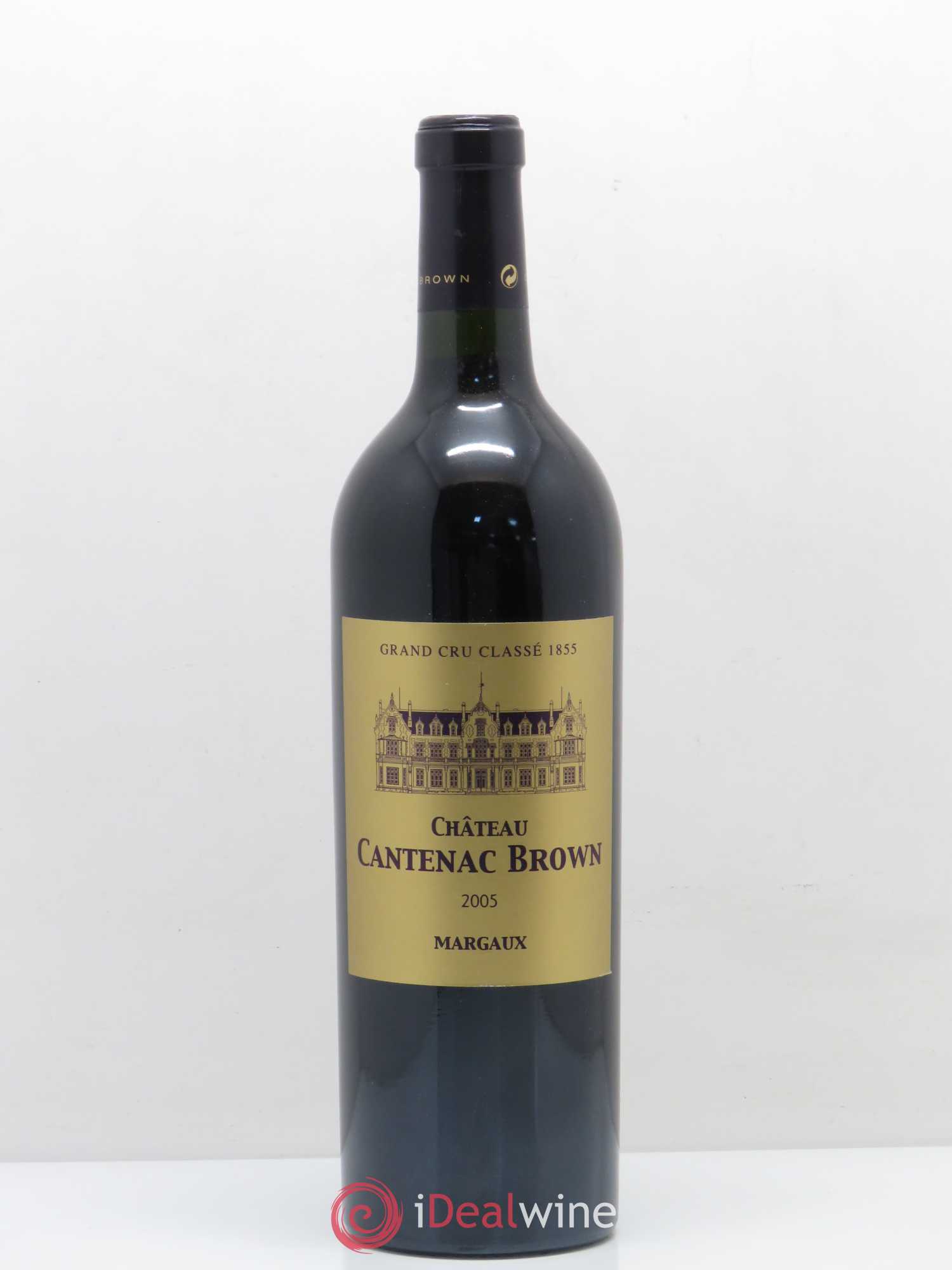 Château Cantenac Brown 3ème Grand Cru Classé 2005 - Lot de 1 bouteille - 0