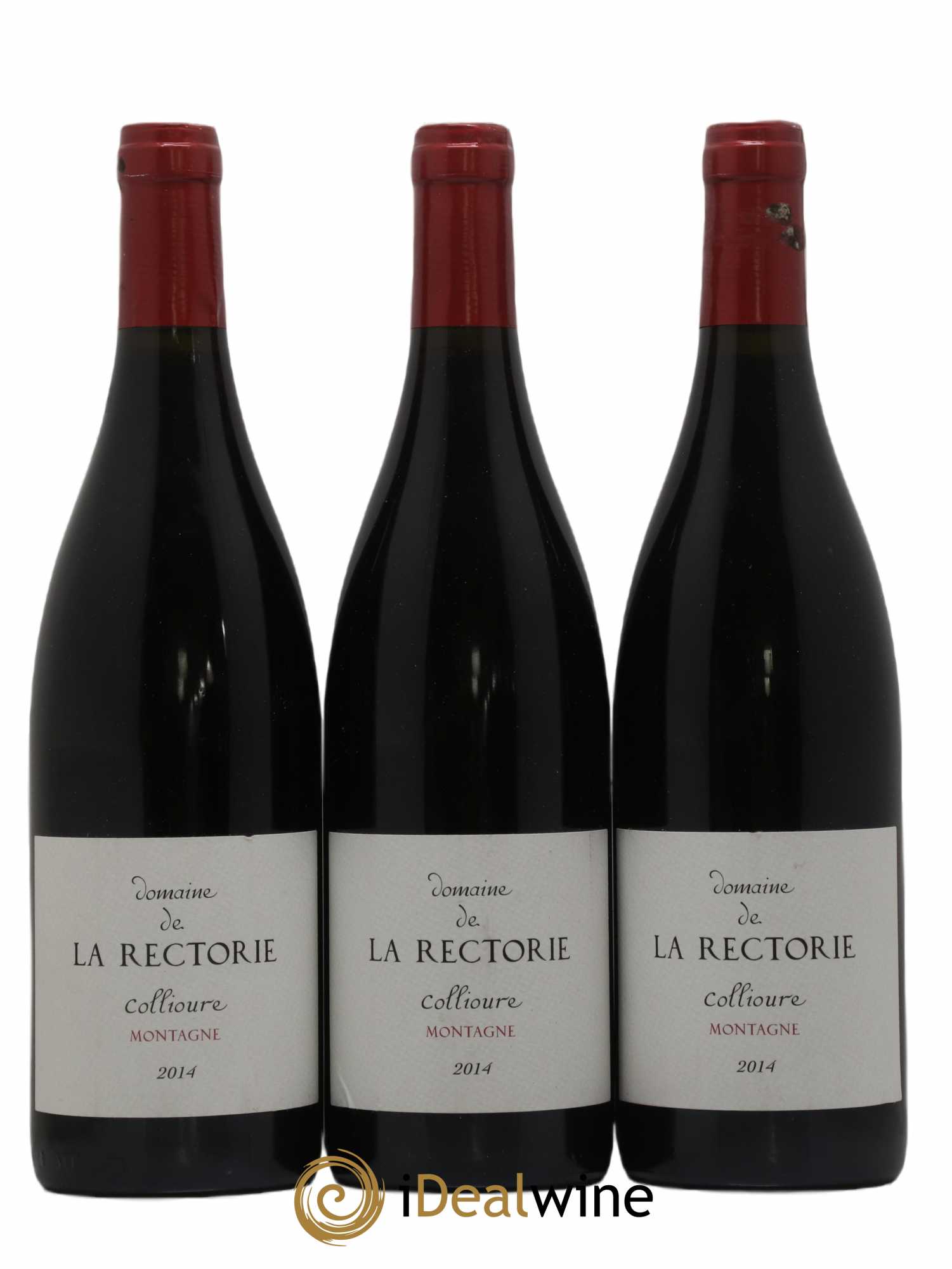 Collioure La Rectorie (Domaine de) Montagne Thierry et Jean Emmanuel Parcé 2014 - Lot de 3 bouteilles - 0