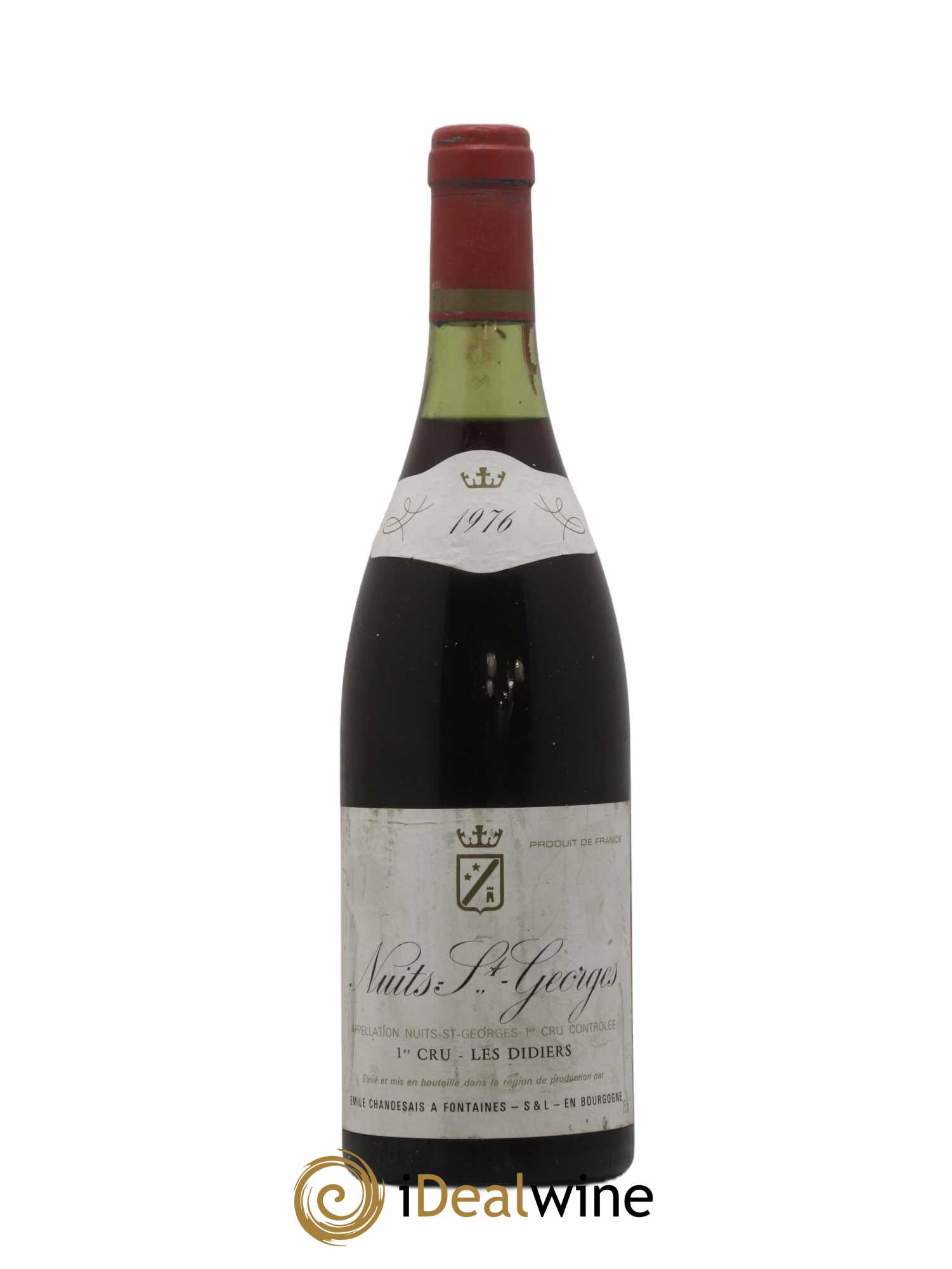 Nuits-Saint-Georges 1er Cru Les Didiers E. Chandesais 1976 - Posten von 1 Flasche - 0