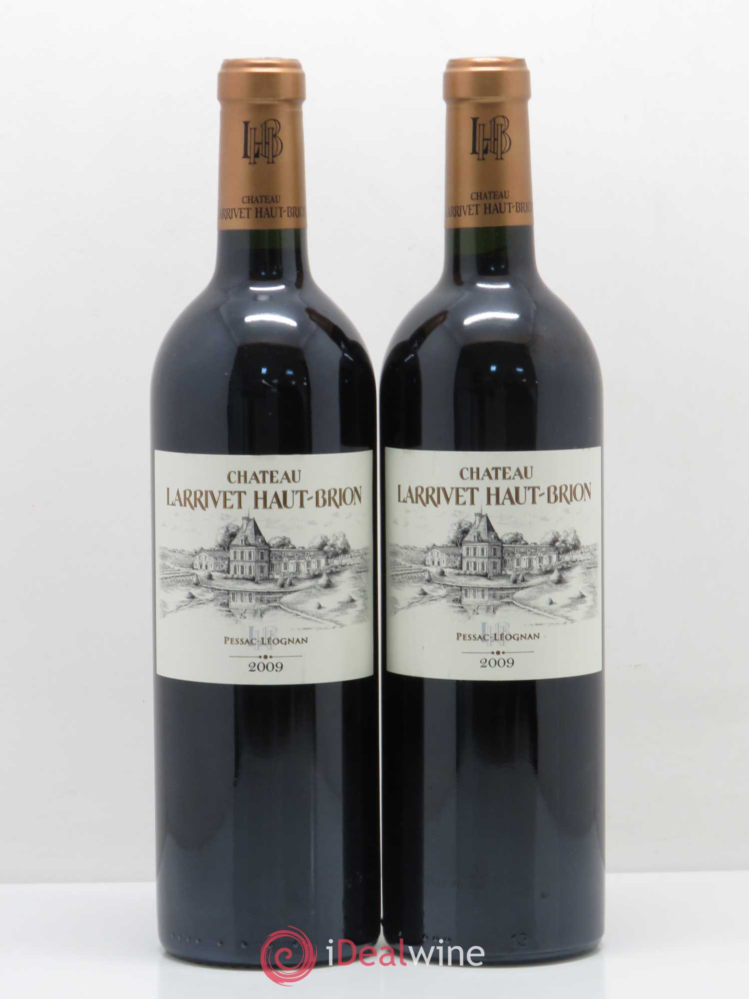 Château Larrivet Haut-Brion 2009 - Lot de 2 bouteilles - 0