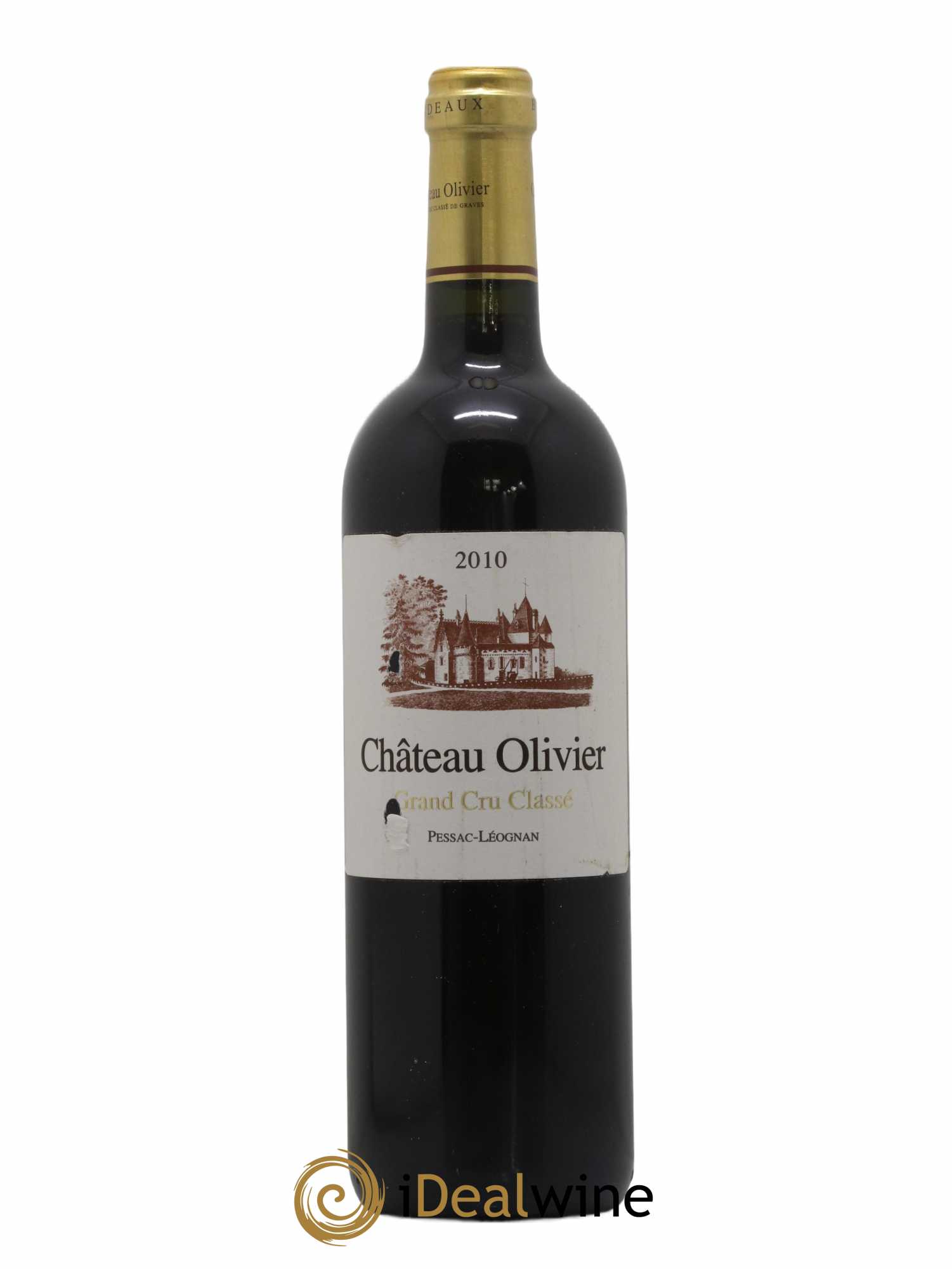 Château Olivier Cru Classé de Graves 2010 - Lot de 1 bouteille - 0