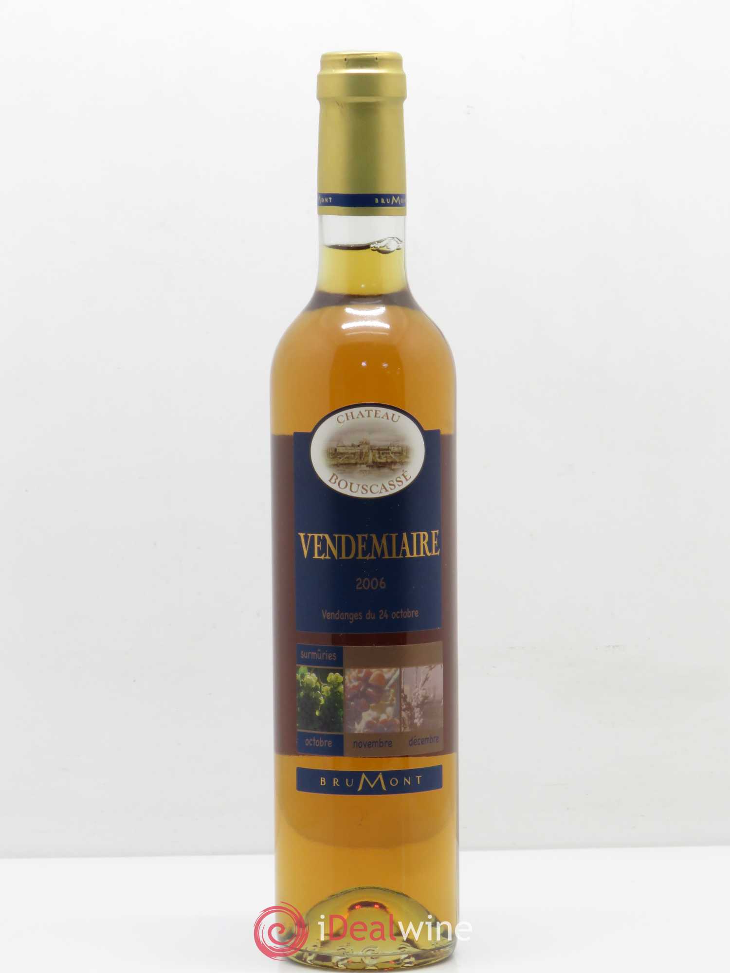 Pacherenc du Vic-Bilh Château Bouscassé Vendemiaire Alain Brumont Octobre (sans prix de réserve) 2006 - Lotto di 1 bottiglia - 0