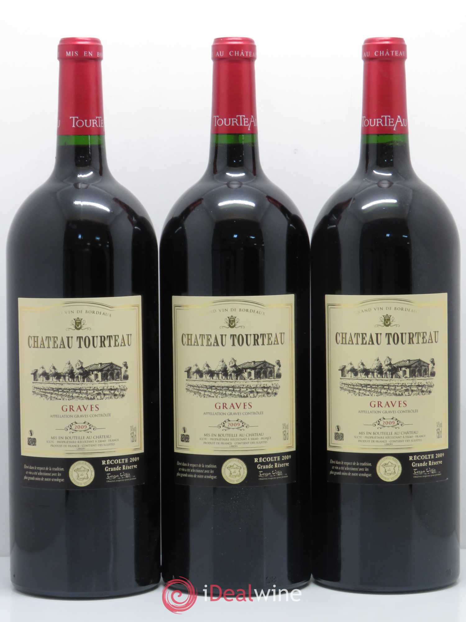 Graves Château Tourteau 2009 - Posten von 6 Magnum - 1