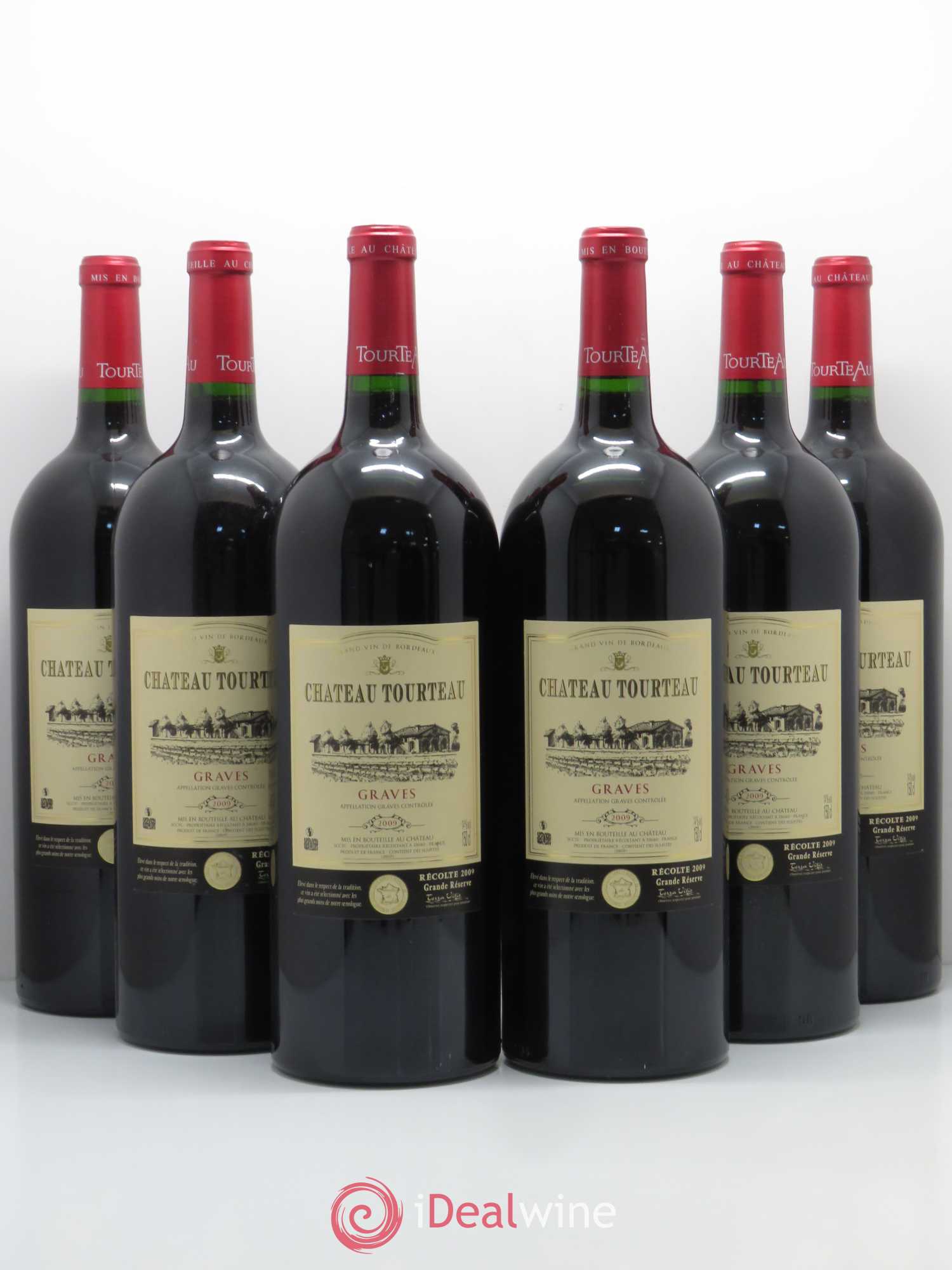 Graves Château Tourteau 2009 - Posten von 6 Magnum - 0