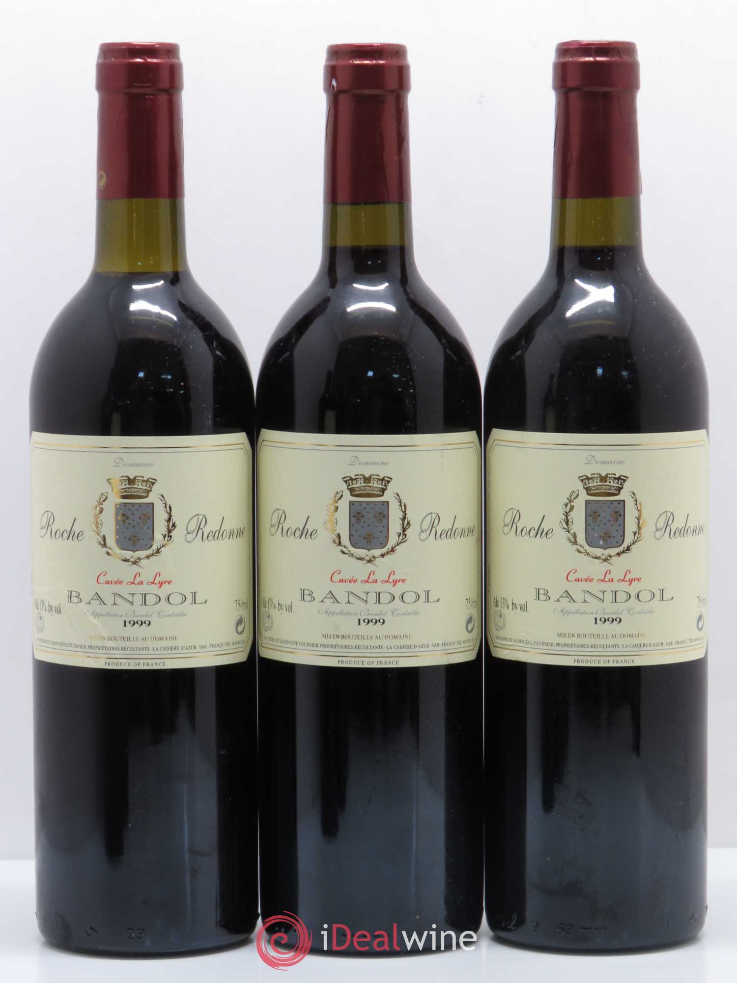 Bandol Roche Redonne cuvée la lyre 1999 - Posten von 6 Flaschen - 1