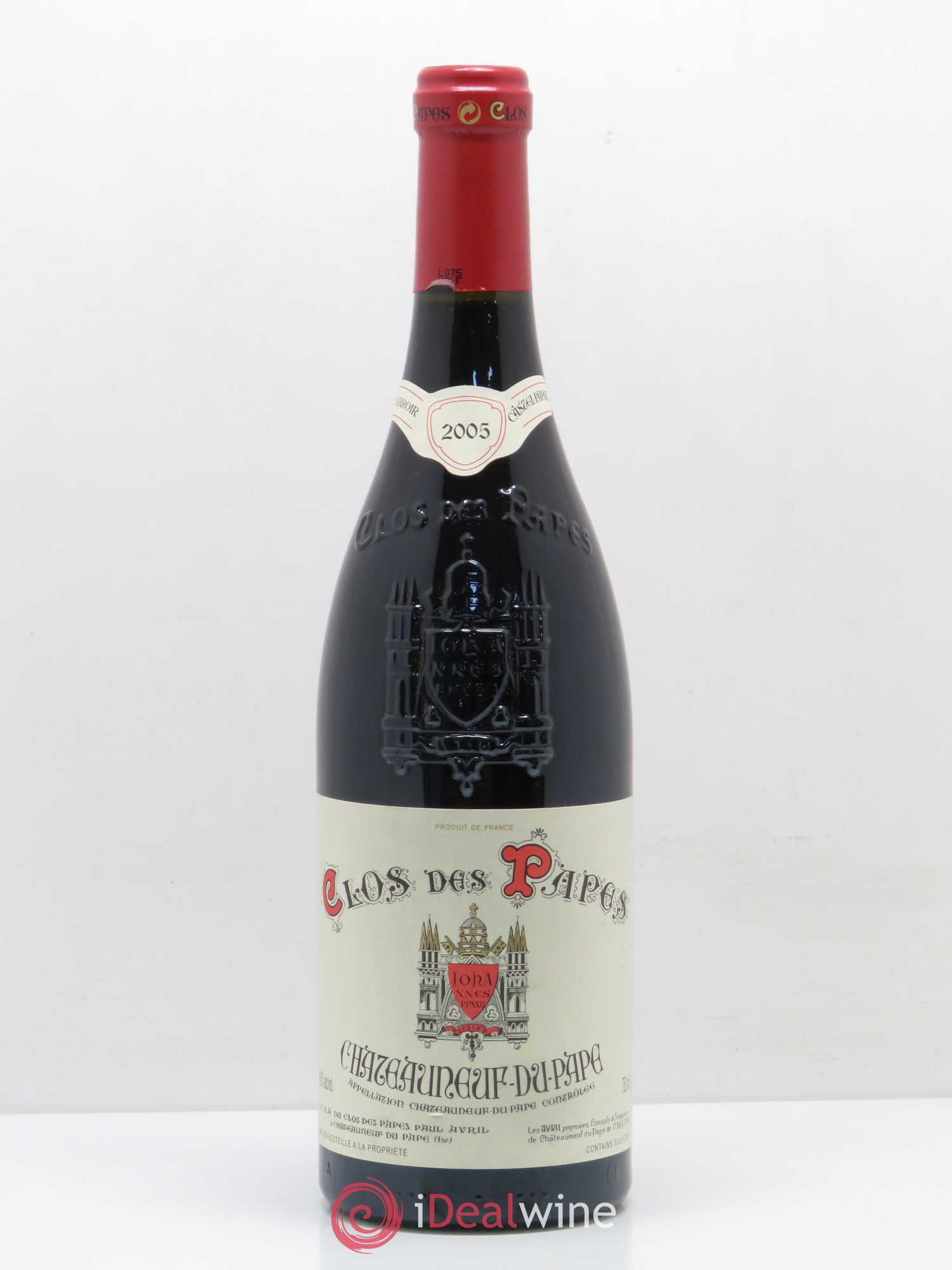 Châteauneuf-du-Pape Clos des Papes - Paul Avril 2005 - Lot de 1 bouteille - 0