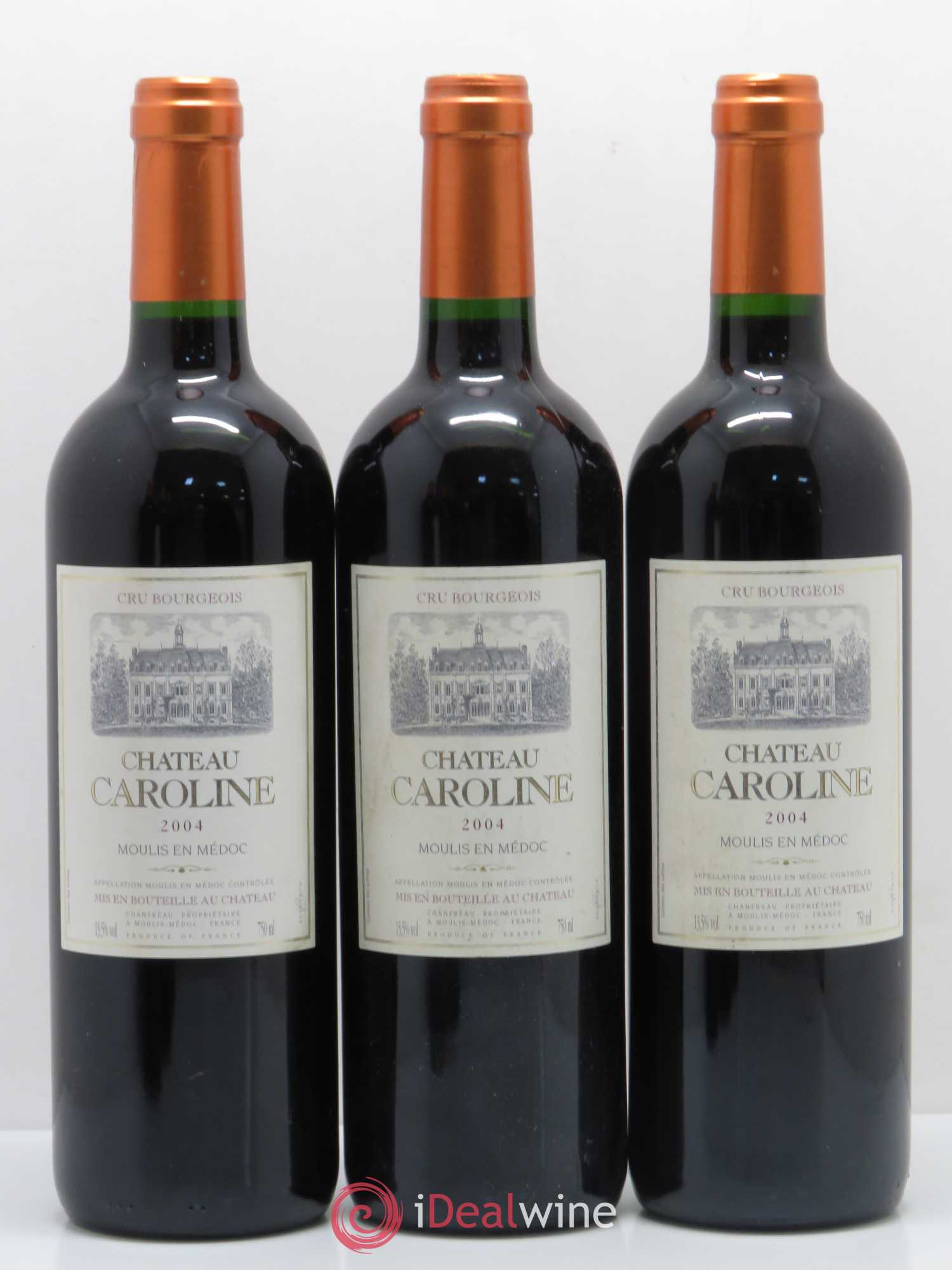 Bordeaux Château Caroline 2004 - Lot de 6 bouteilles - 1