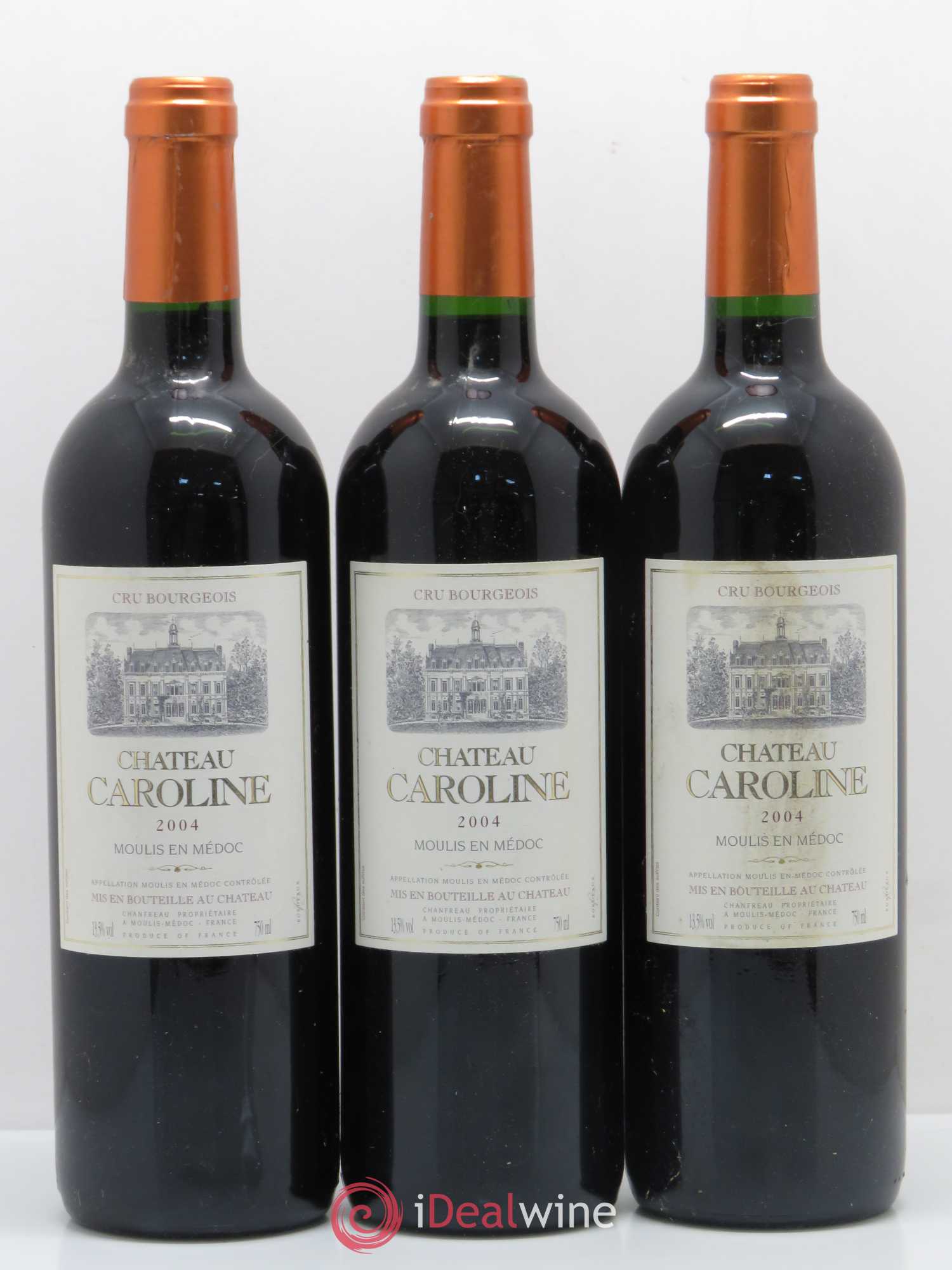 Bordeaux Château Caroline 2004 - Lot de 6 bouteilles - 2
