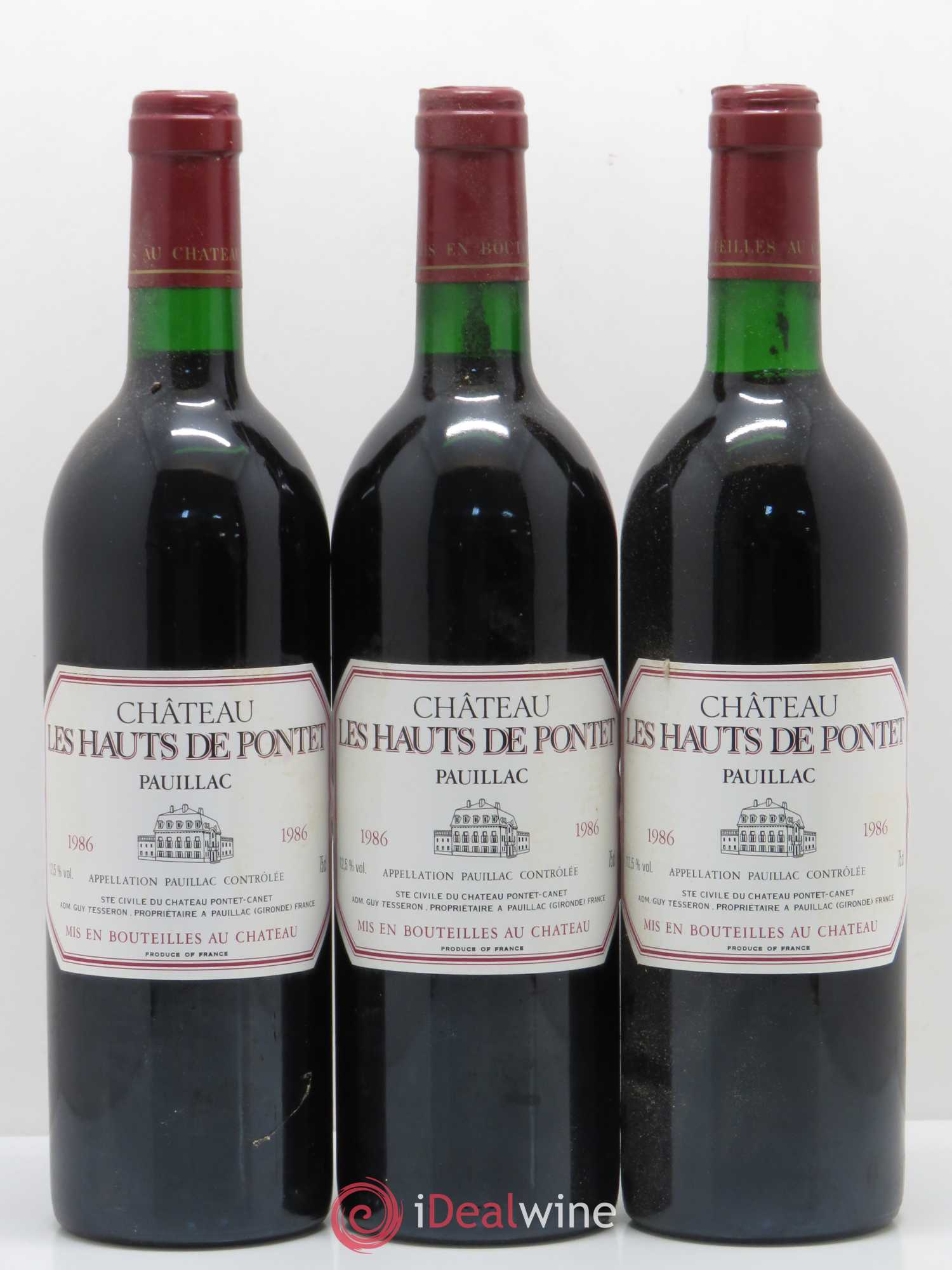 Les Hauts de Pontet-Canet Second Vin 1986 - Lot de 6 bouteilles - 2